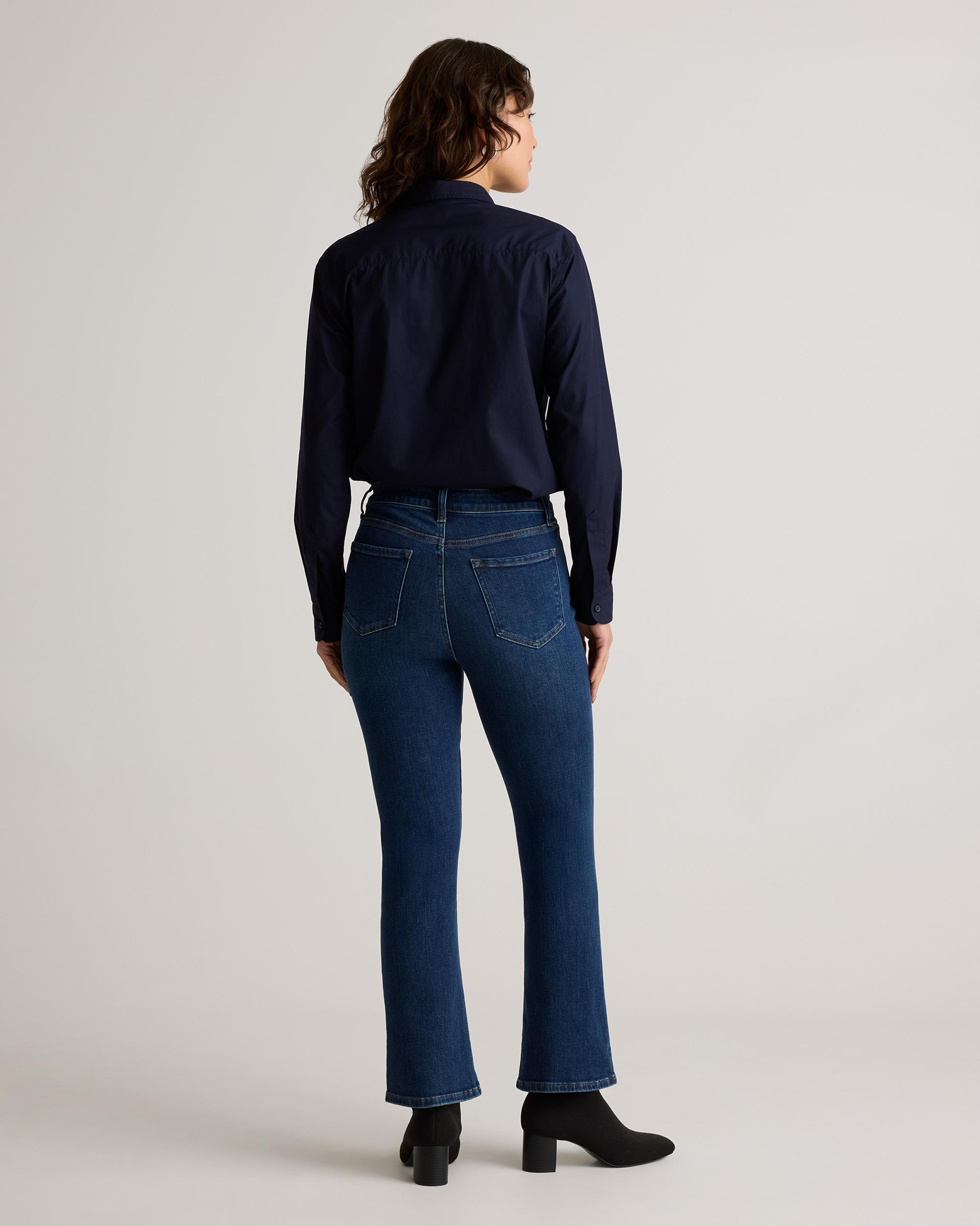 Quince | Women's Bella Stretch Kick Flare Jeans Organic Cotton Product Image