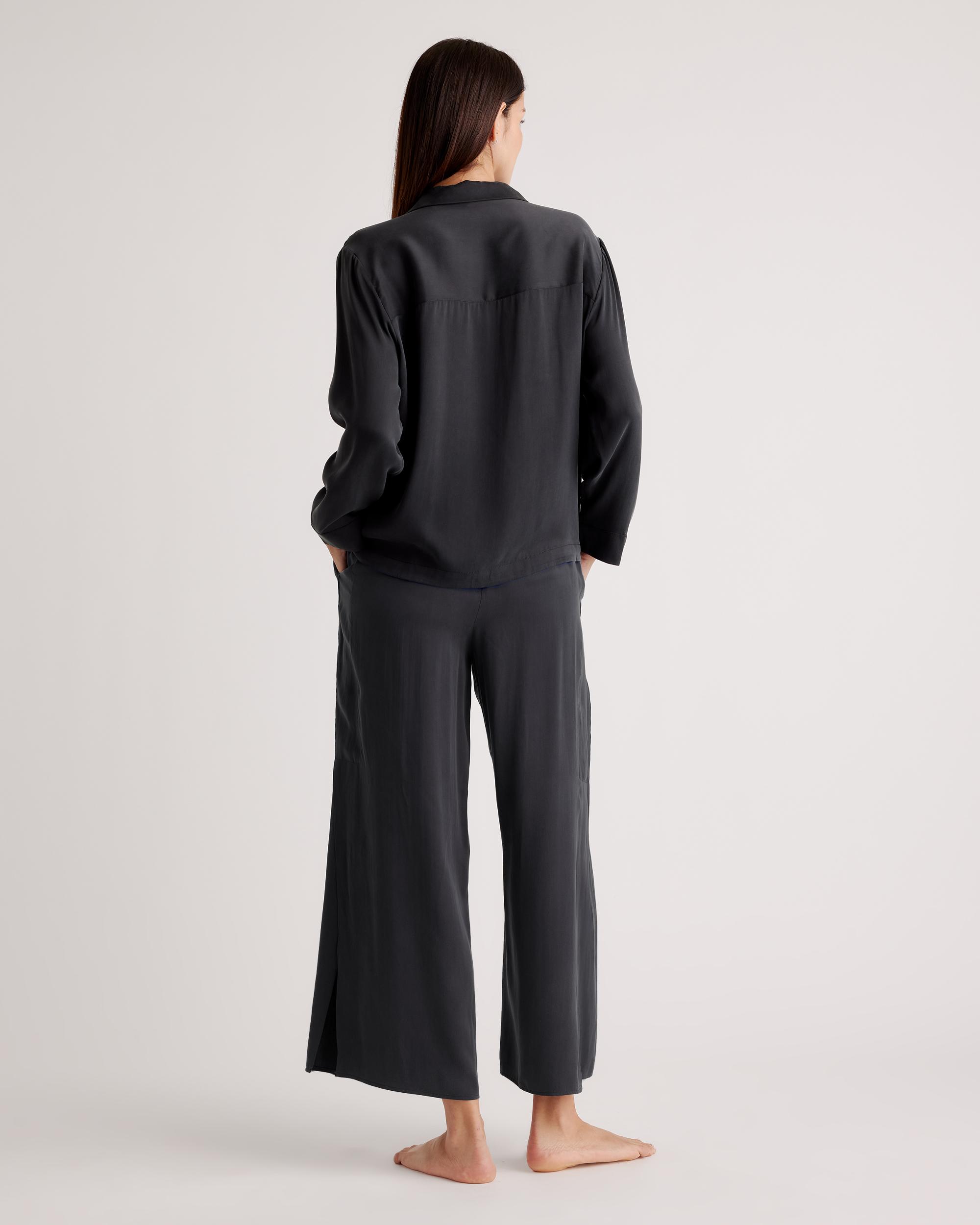 Quince | Women's Pajama Long Sleeve Top Size XS, Mulberry Silk Product Image