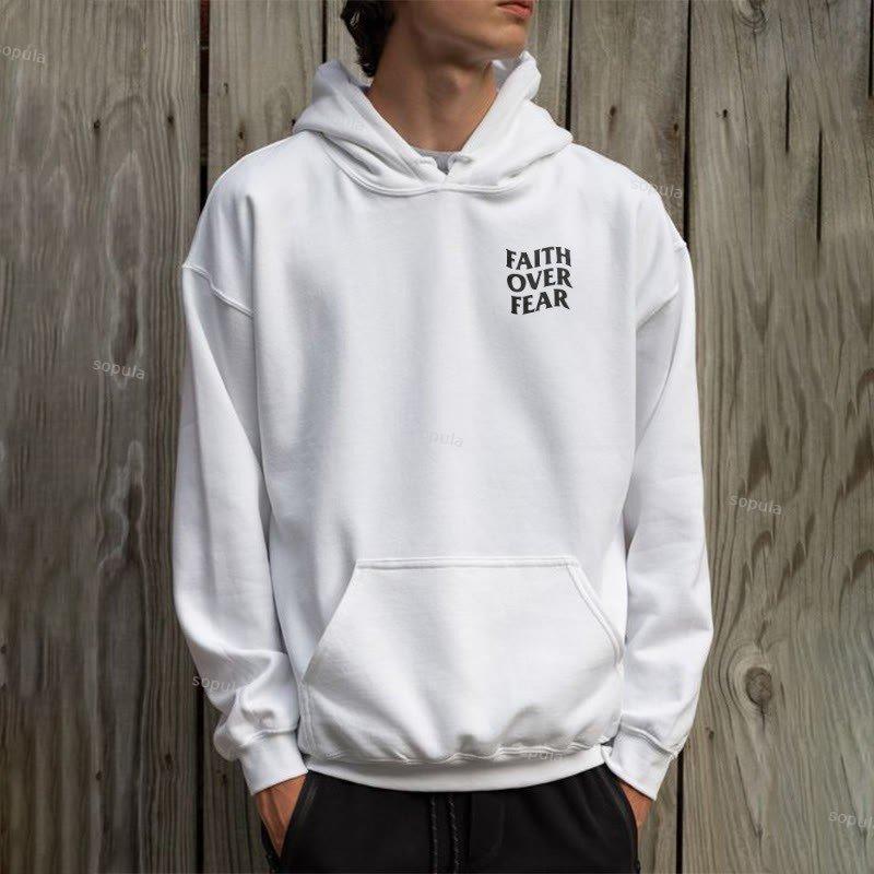 Sopula Faith Over Fear Print Graphic Hoodie Product Image