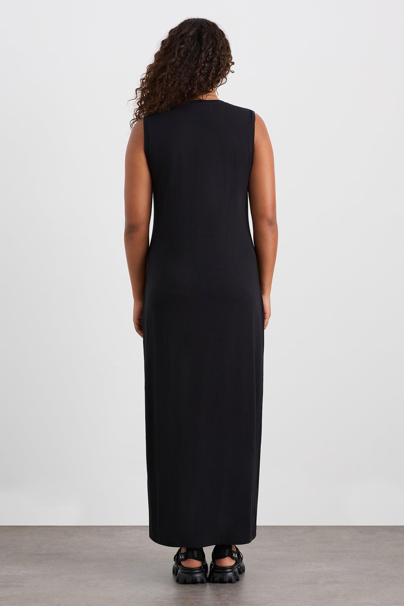 Split Hem Jersey Dress 816 Product Image
