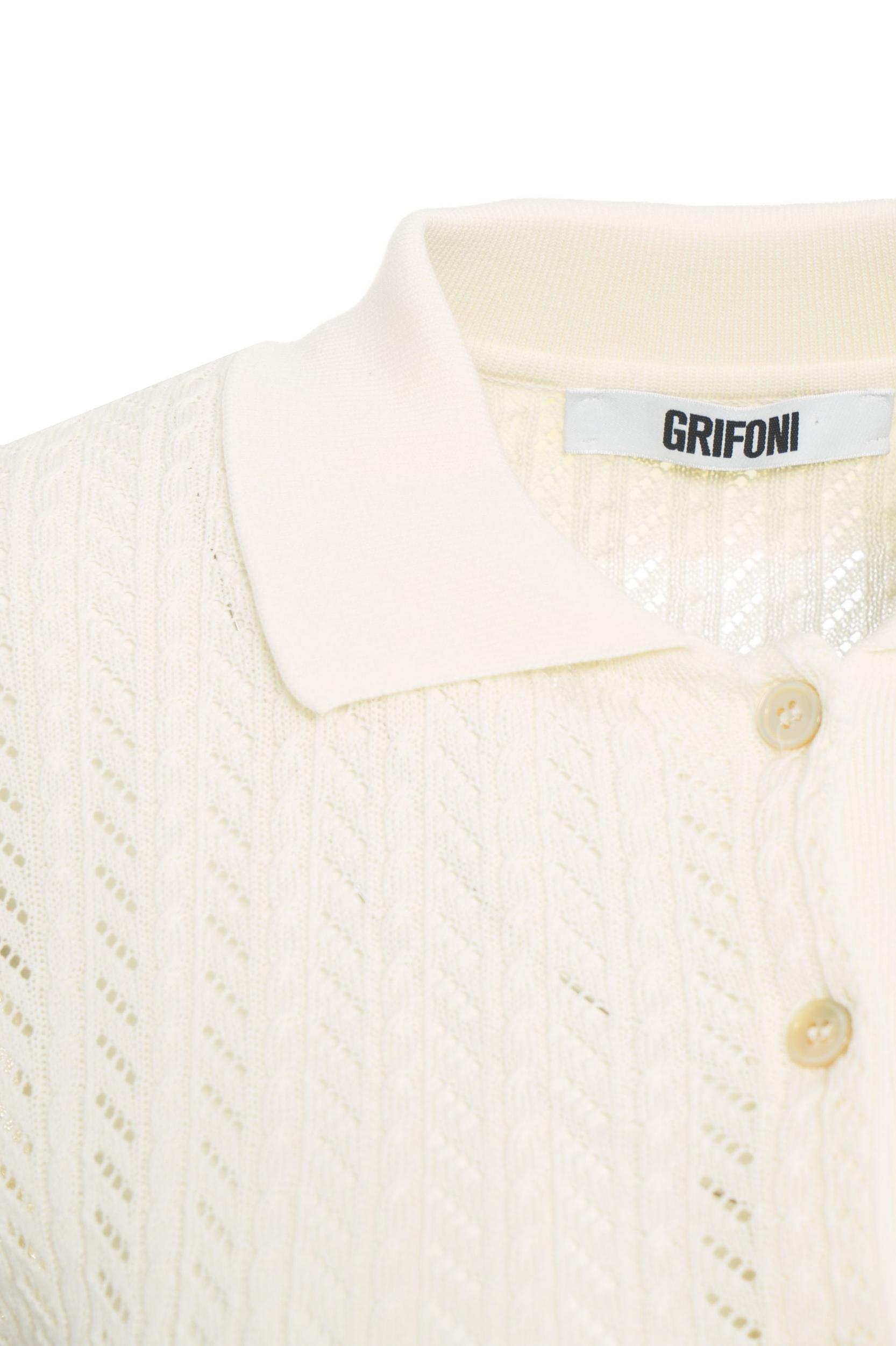 Knit polo shirt Product Image