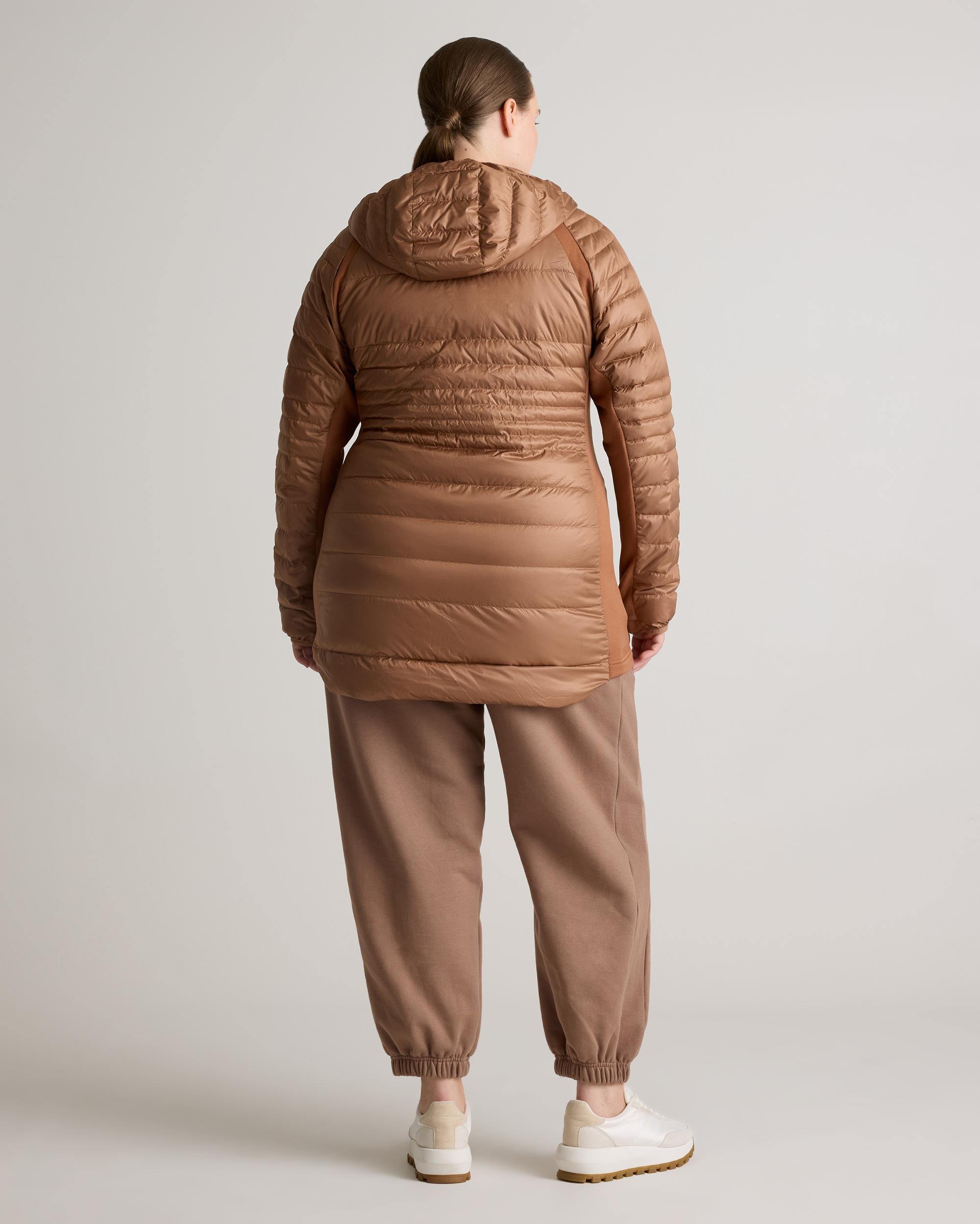 Quince | Women's Lightweight Down Packable Long Puffer Jacket Recycled Polyester Product Image
