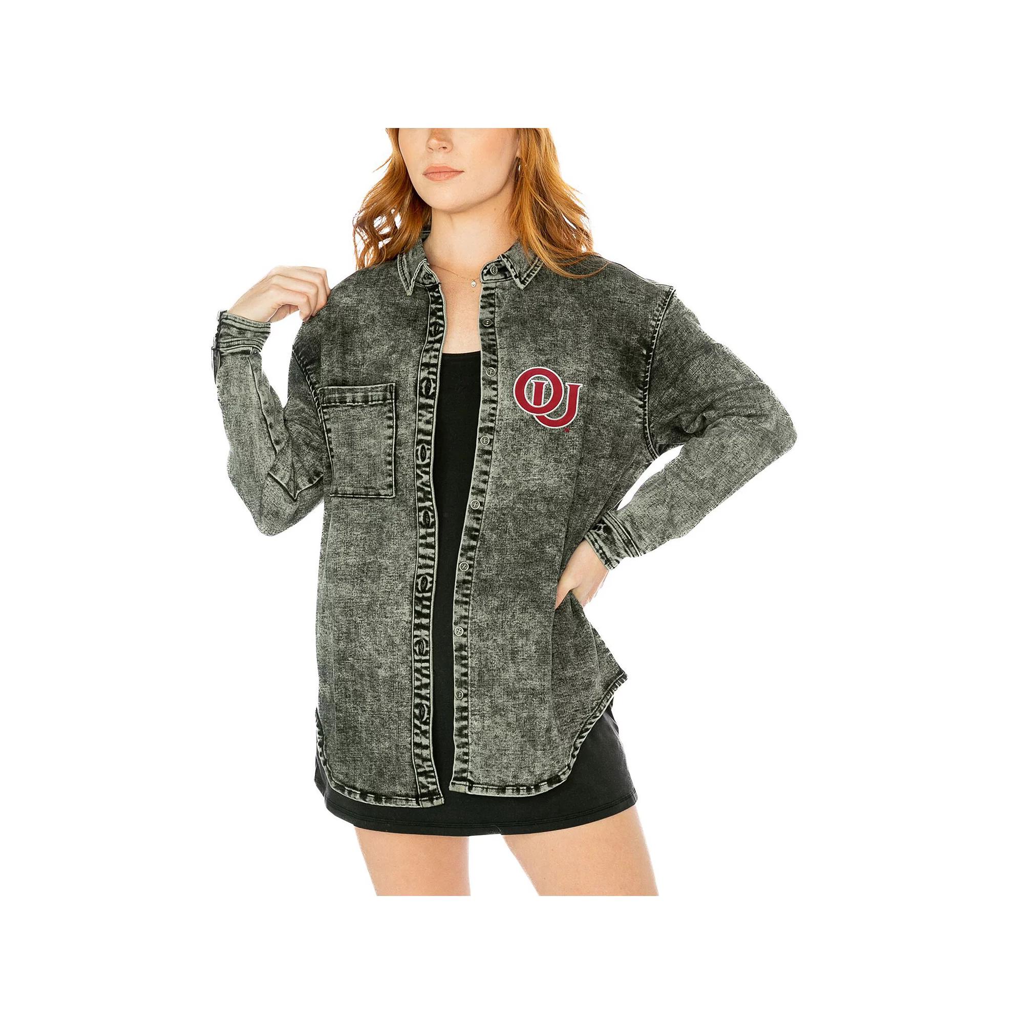 Women's Gameday Couture Charcoal Oklahoma Sooners Multi-Hit Tri-Blend Over Product Image
