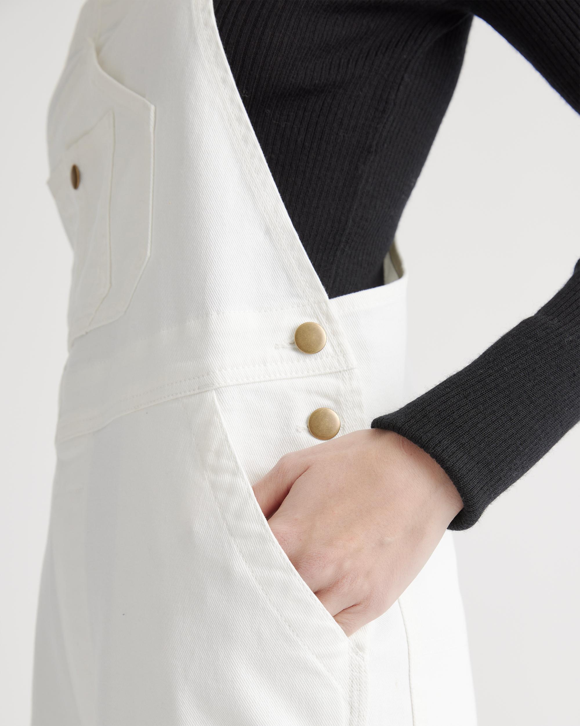 Quince | Women's Organic Stretch Cotton Twill Relaxed Overalls Organic Cotton Product Image