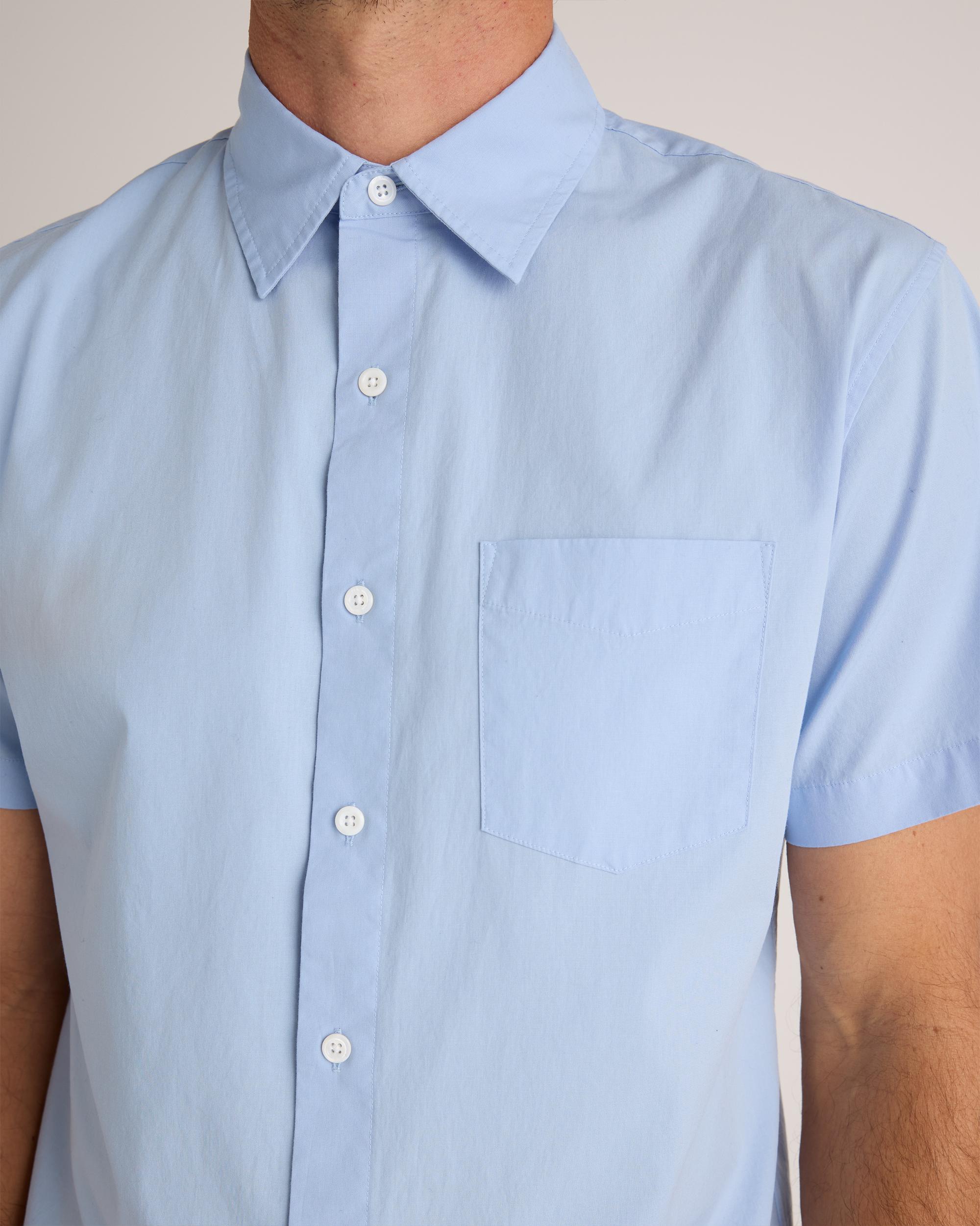 Quince | Men's Stretch Poplin Short Sleeve Shirt Size XL, Organic Cotton Product Image