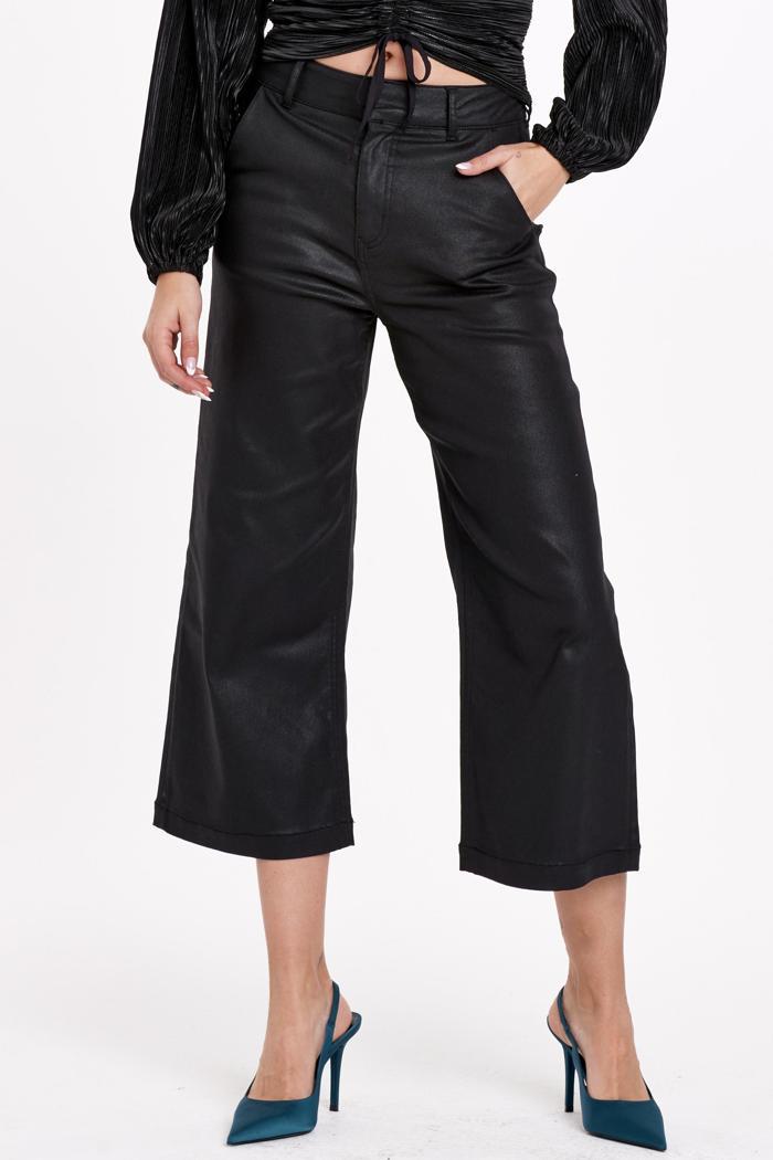 Audrey Coated Crop Pant Product Image