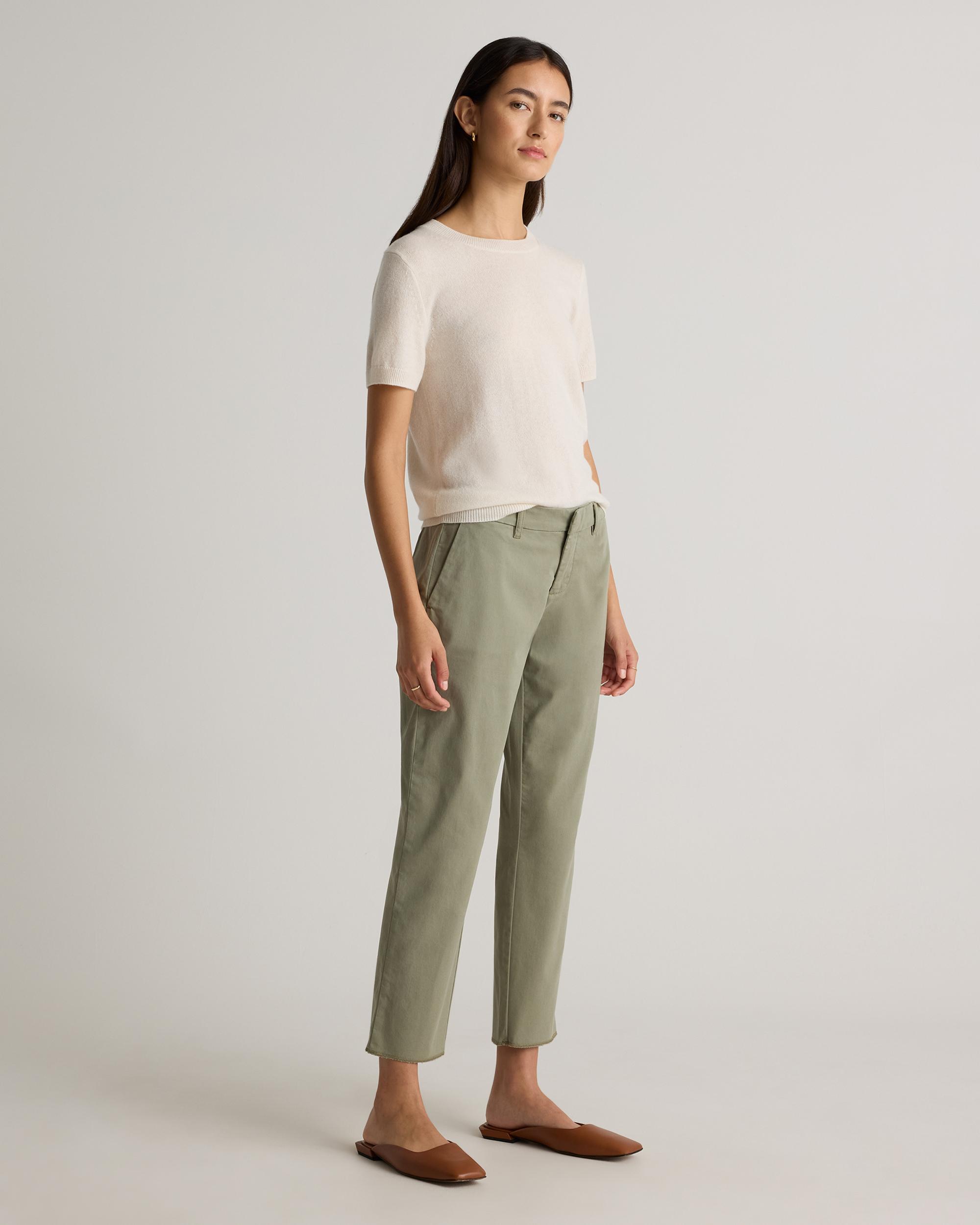 Quince | Women's Organic Stretch Cotton Chino Pants Organic Cotton Product Image