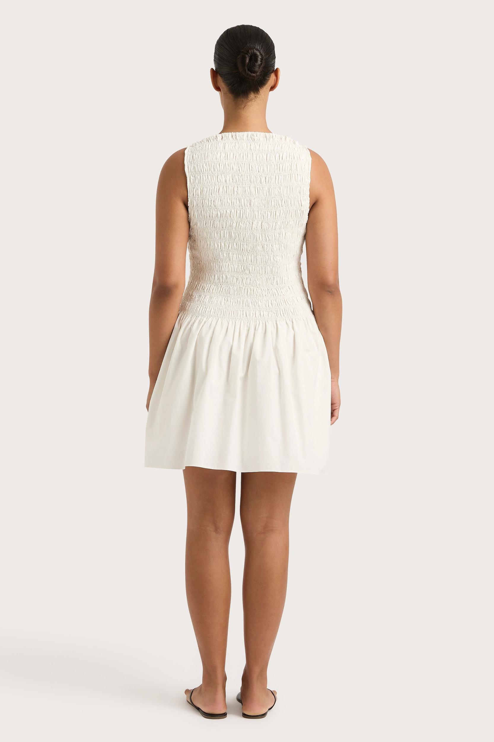 Noa Mini Dress White - Final Sale Product Image