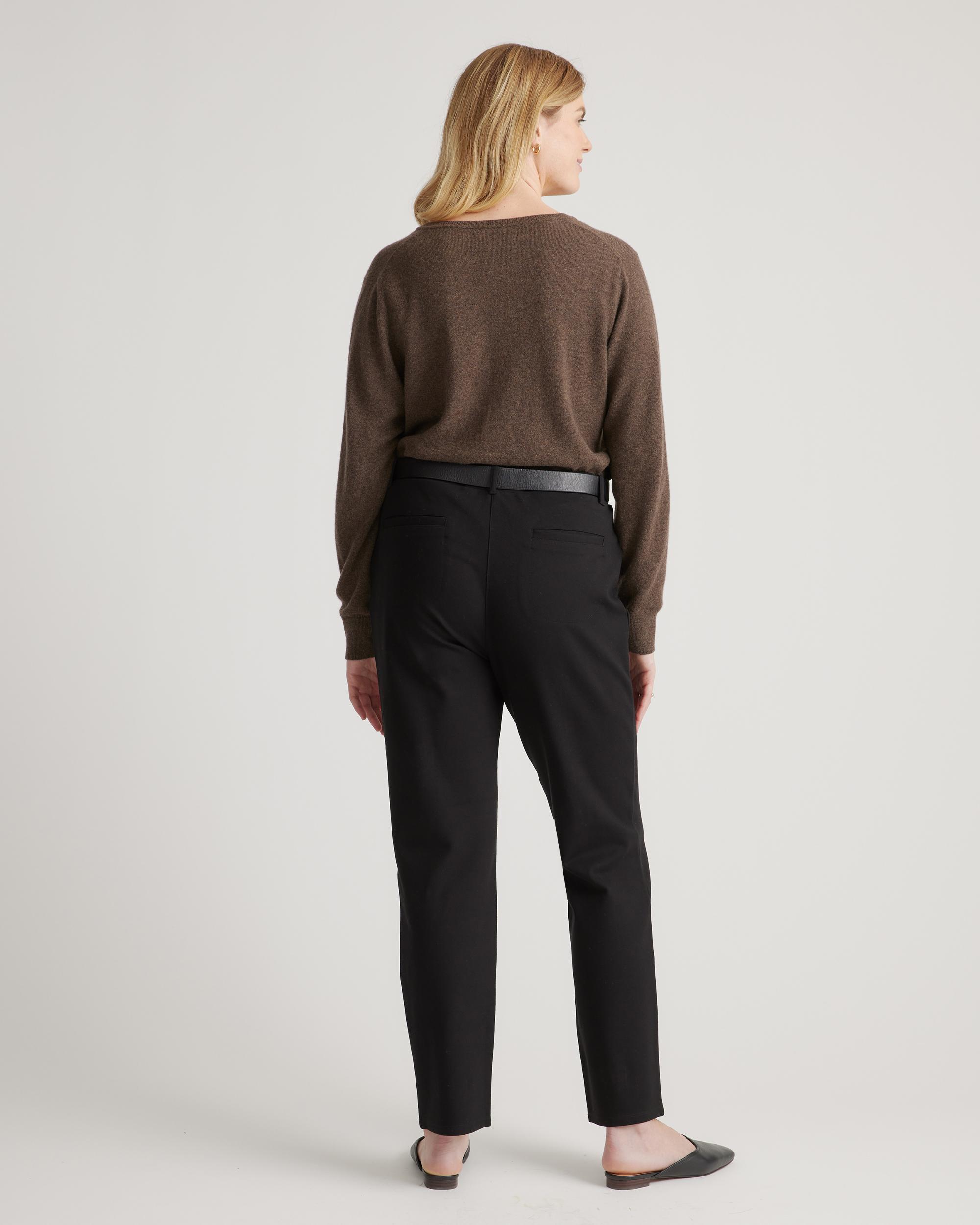 Quince | Women's Ultra-Stretch Ponte Straight Leg 4-Pocket Pants Size XS, Rayon Product Image