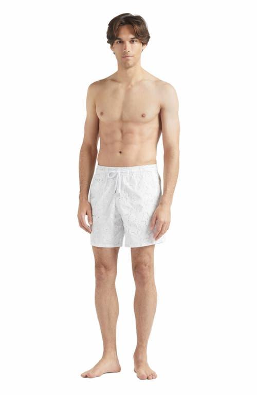 Vilebrequin Men's Jacquard Ronde des Tortues Swim Trunks Product Image