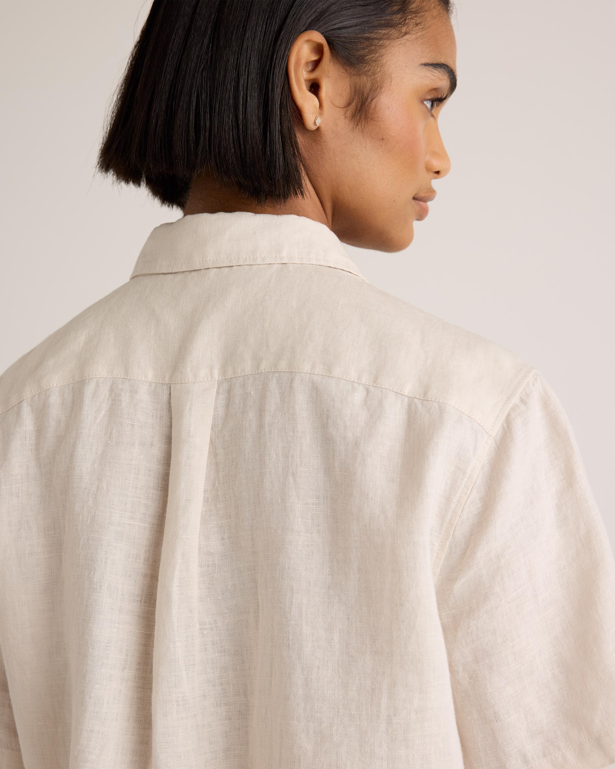 Quince | Women's 100% European Linen Shorts Pajama Set Product Image