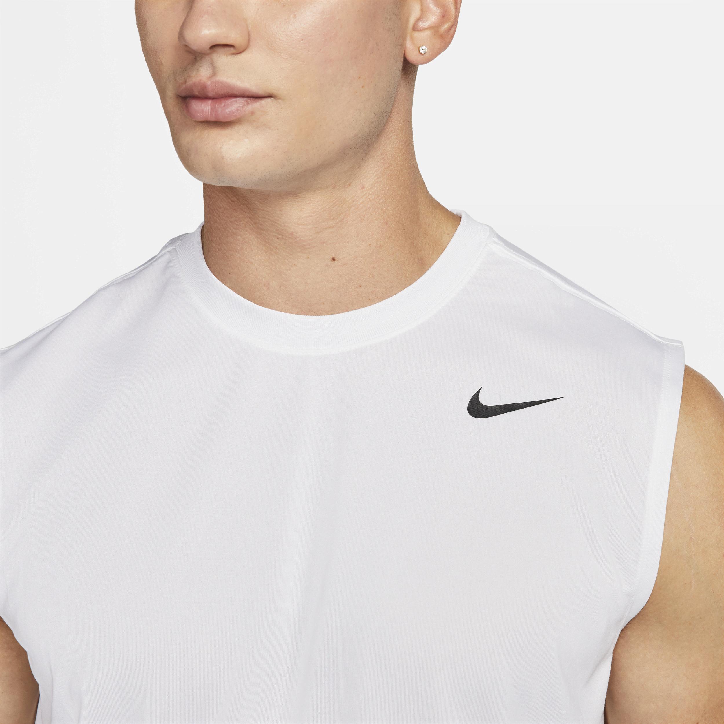 Nike Mens Dri-FIT Legend Sleeveless Fitness T-Shirt | DX0991-100 Product Image
