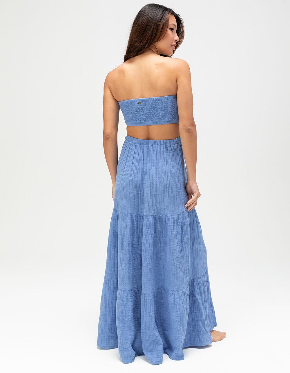 RIP CURL Premium Surf Maxi Dress - BLUE Product Image