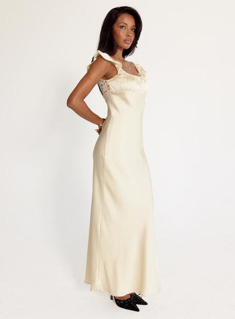 Adelie Maxi Dress Champagne Product Image