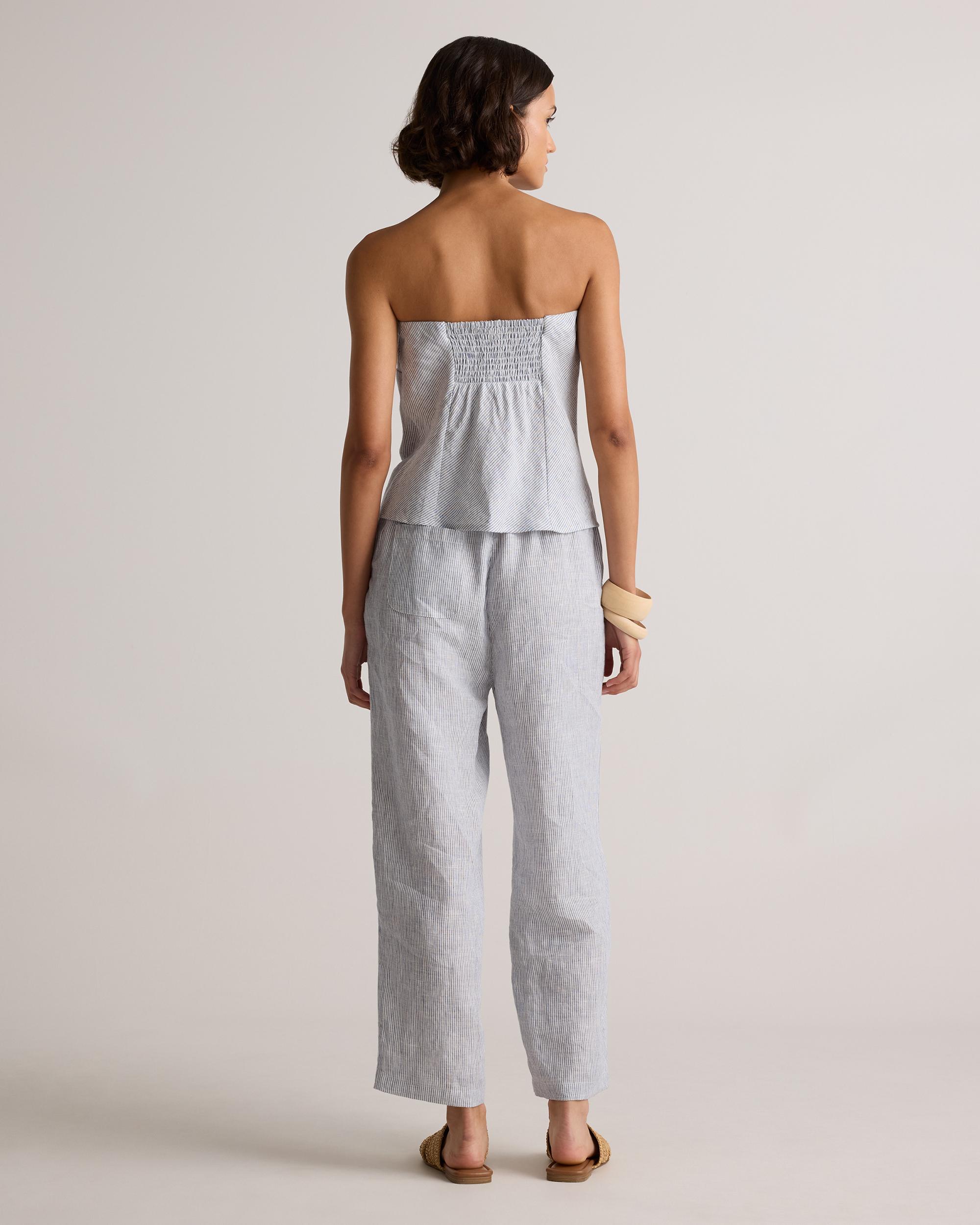 Quince | Women's 100% European Linen Strapless Top Product Image