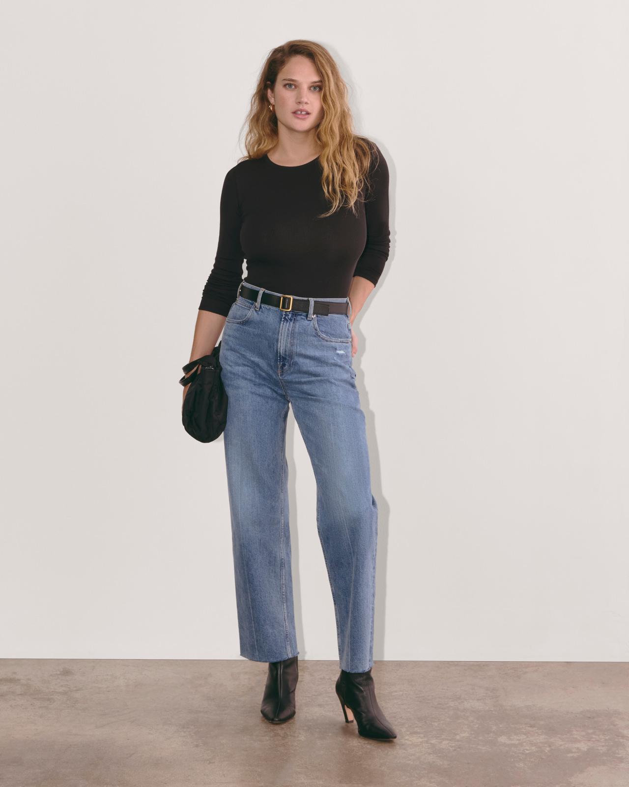 Womens Luxe Rib Long-Sleeve Crew Sweater by Everlane Product Image