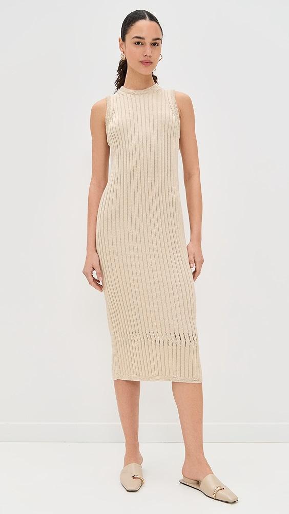 Proenza Schouler White Label Leighton Knit Dress in Dry Rib | Shopbop Product Image
