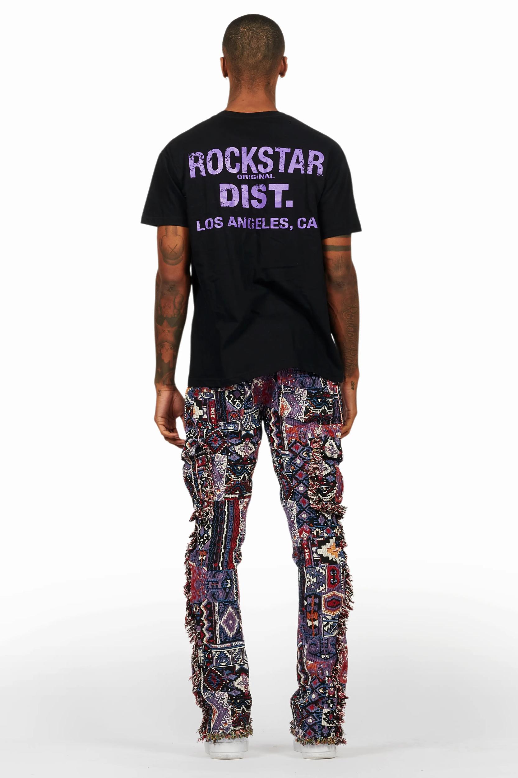 Lake Black/Purple T-Shirt/Tapestry Jean Bundle Male Product Image