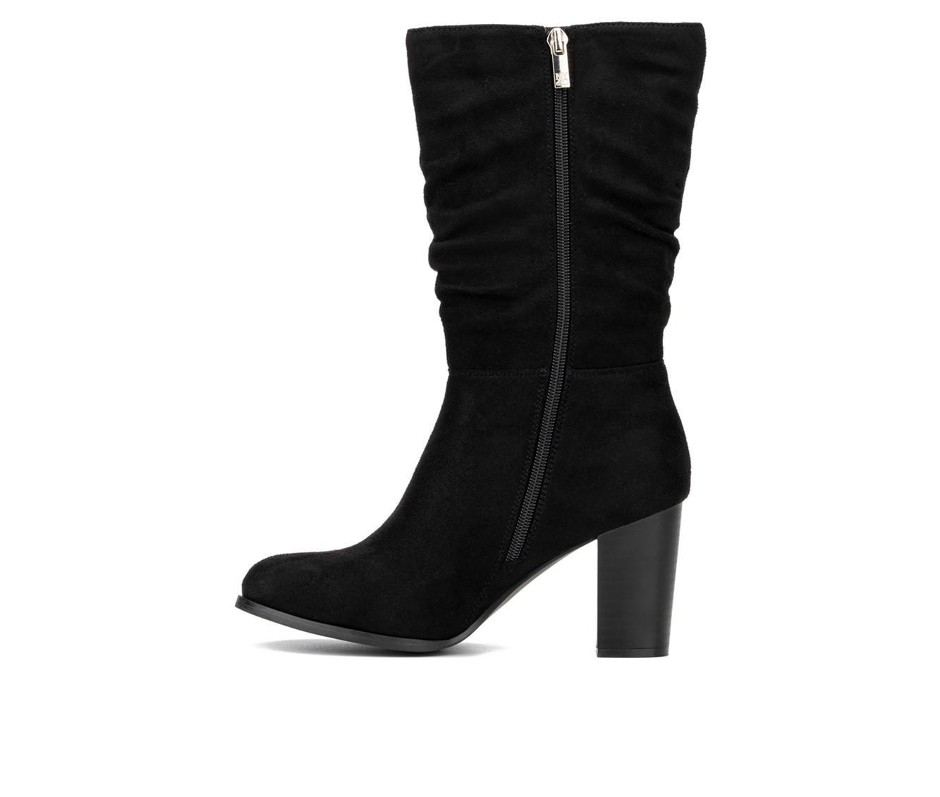 Women's New York and Company Amena Mid Calf Heeled Boots Product Image