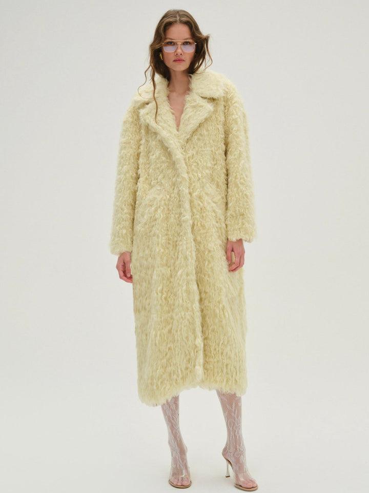 Serenne Coat — Ivory Product Image