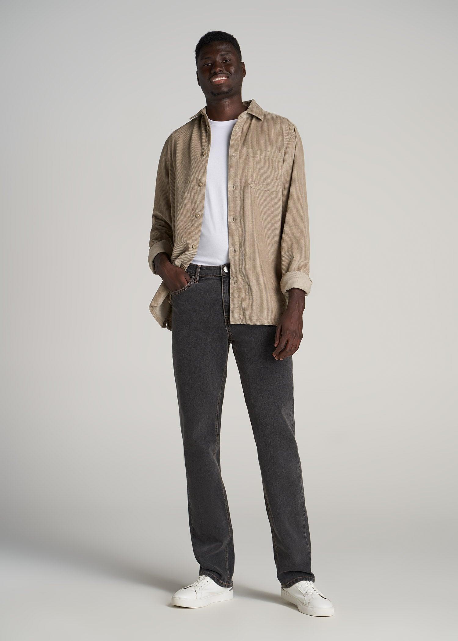 J1 STRAIGHT LEG Jeans for Tall Men in Dark Grey Denim Male Product Image