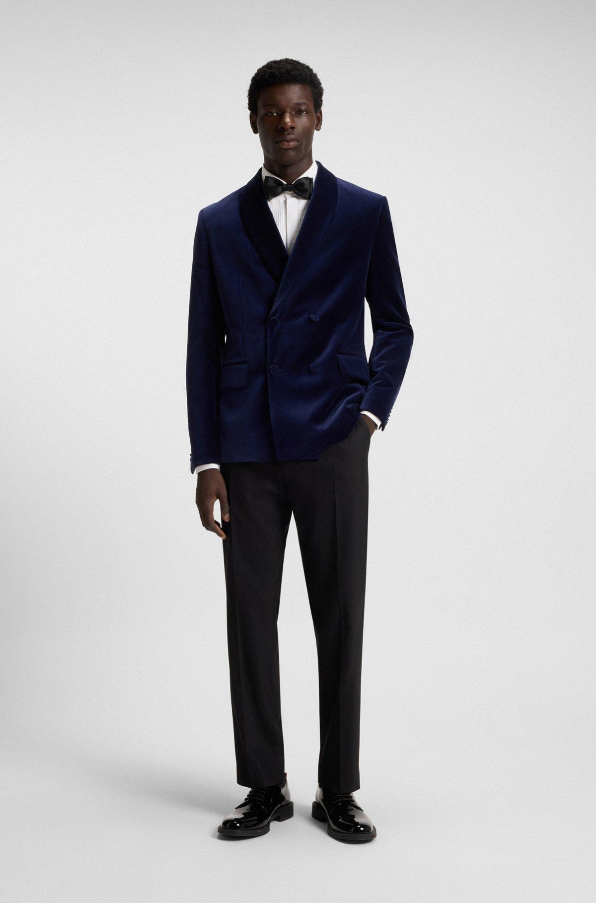 Slim-fit shirt in easy-iron striped cotton poplin Product Image