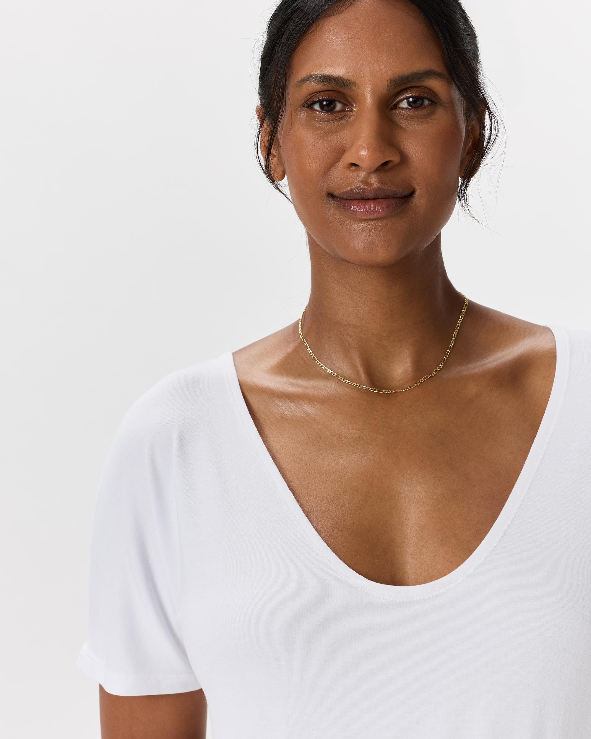 Quince | Women's Bamboo Jersey Maternity Soft V-Neck T-Shirt Product Image