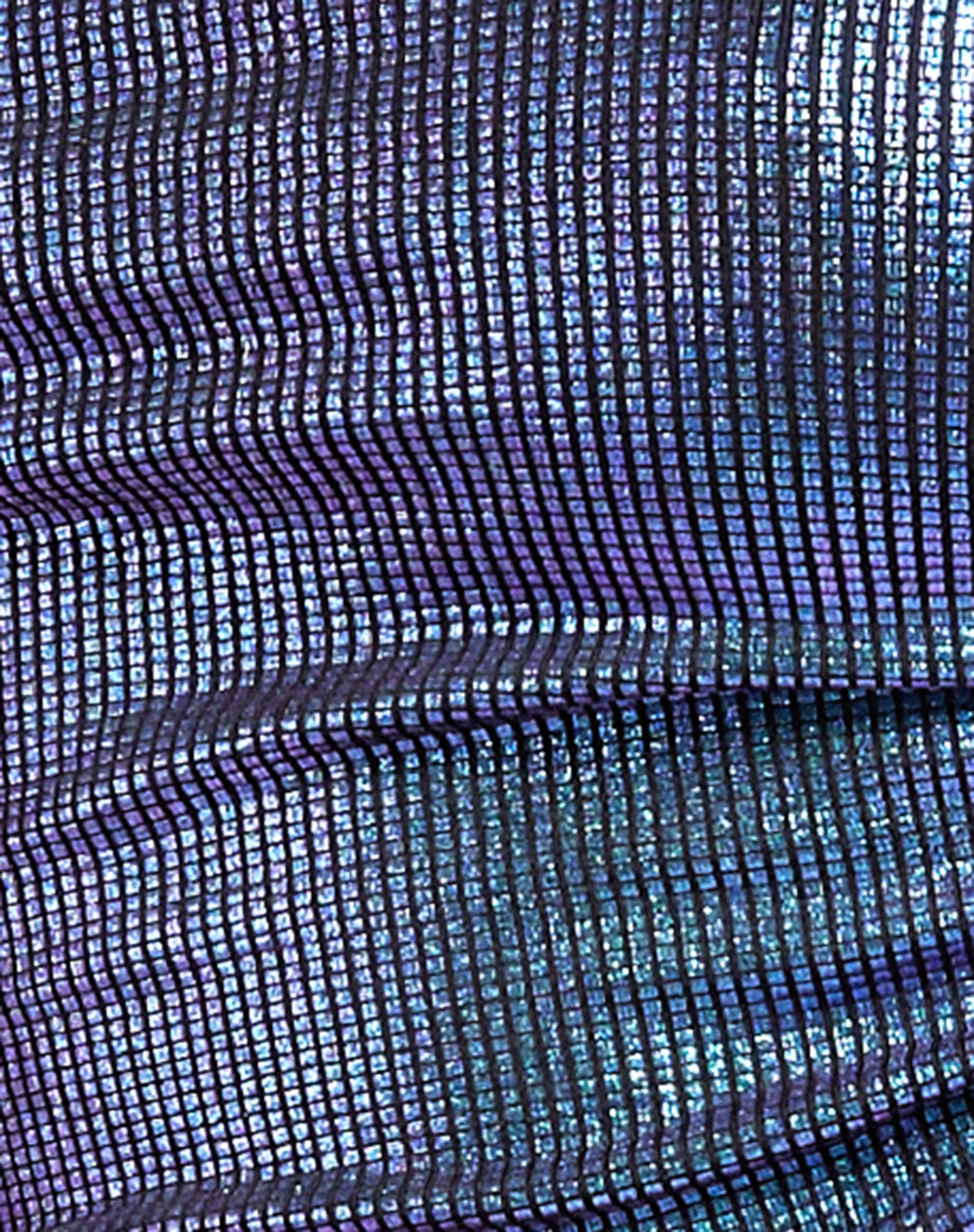 Guida Mini Skirt in Holographic Purple Product Image