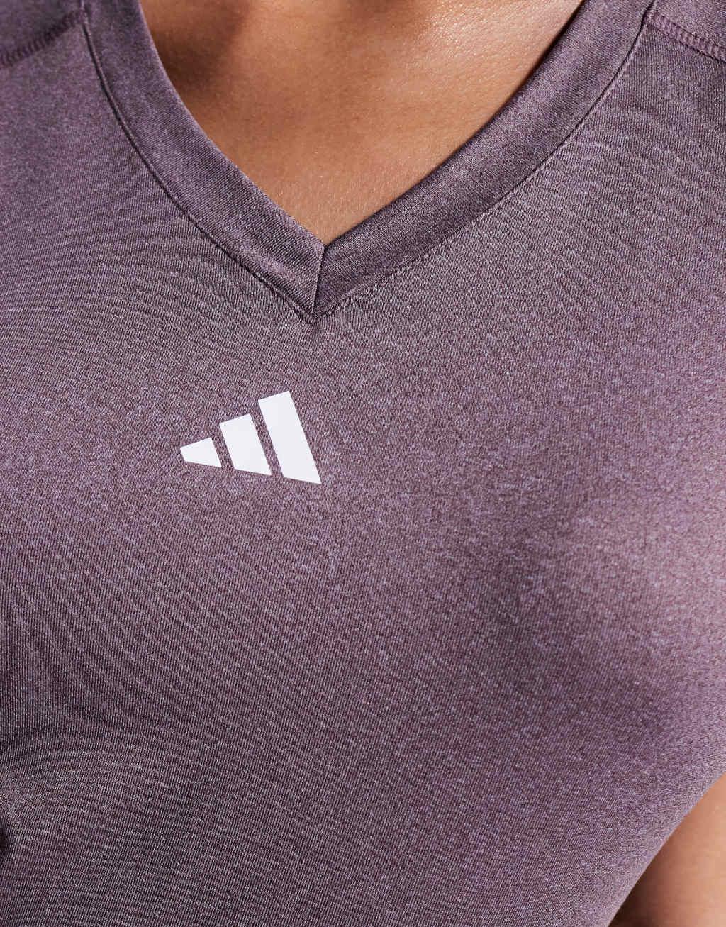 adidas Training Essentials t-shirt in purple Product Image
