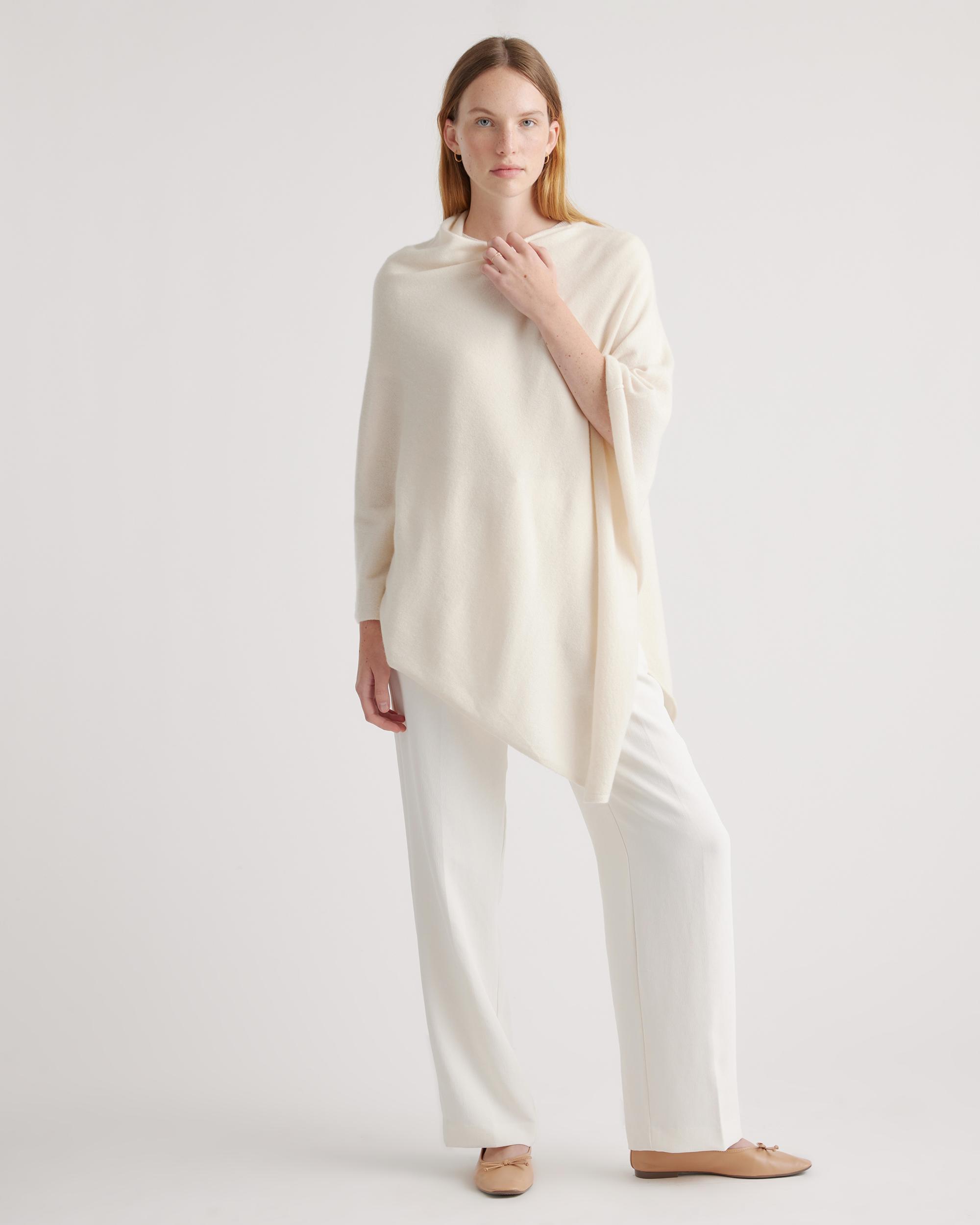 Quince | Women's Mongolian Cashmere Poncho Product Image