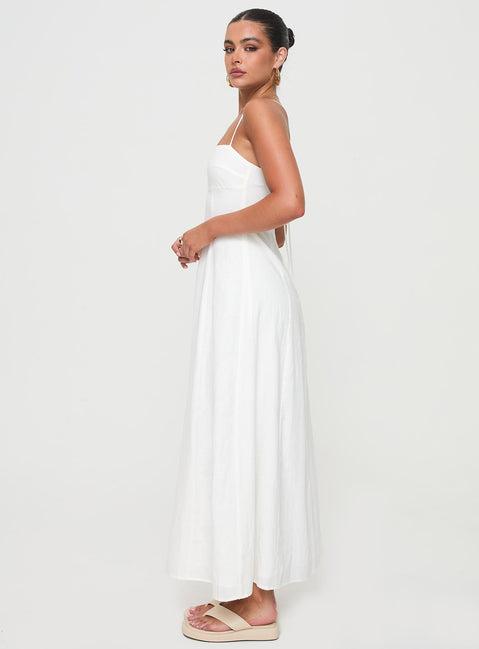 Brightwell Maxi Dress White Product Image