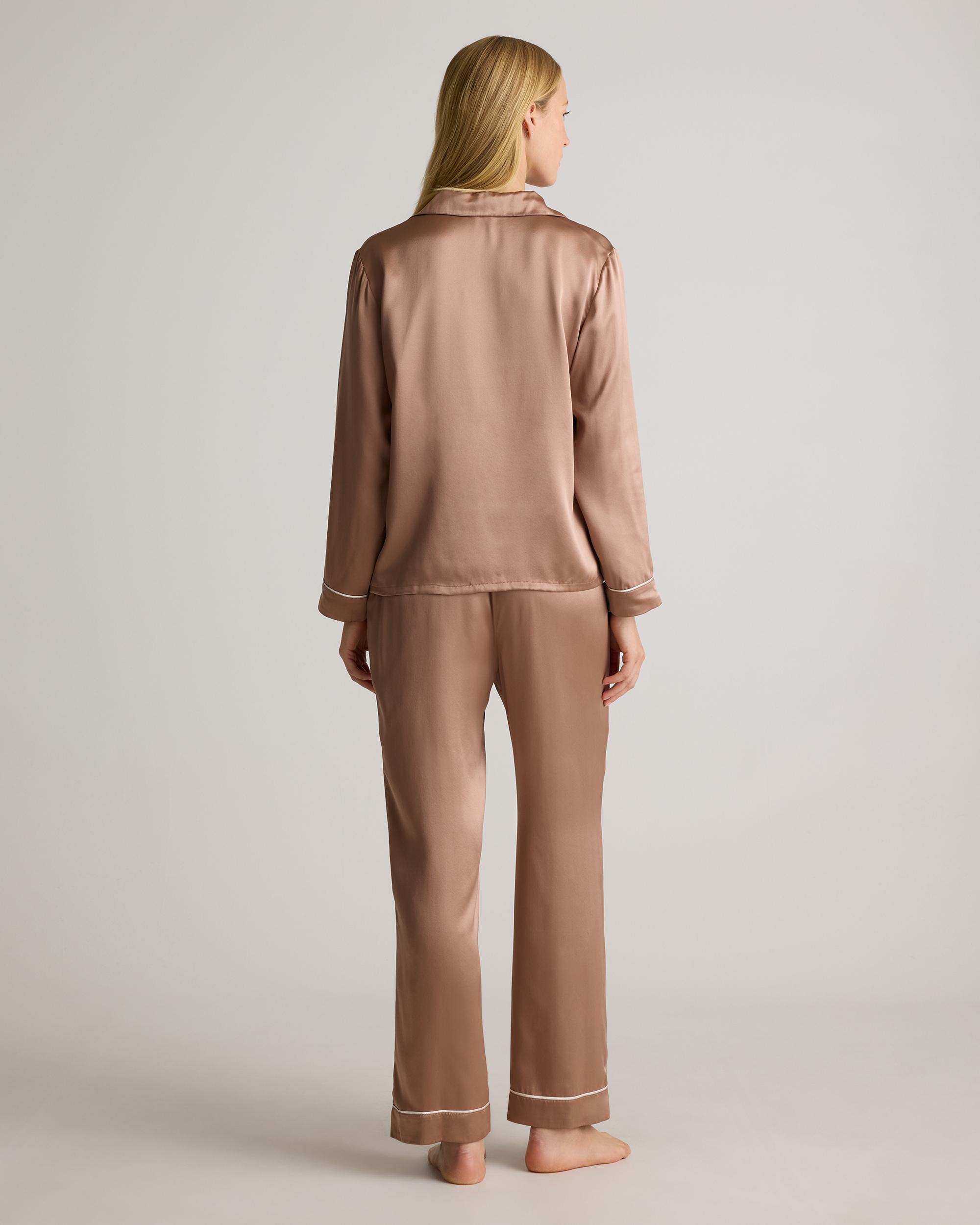 Quince | Women's Satin Pajama Pants Size XL, Mulberry Silk Product Image