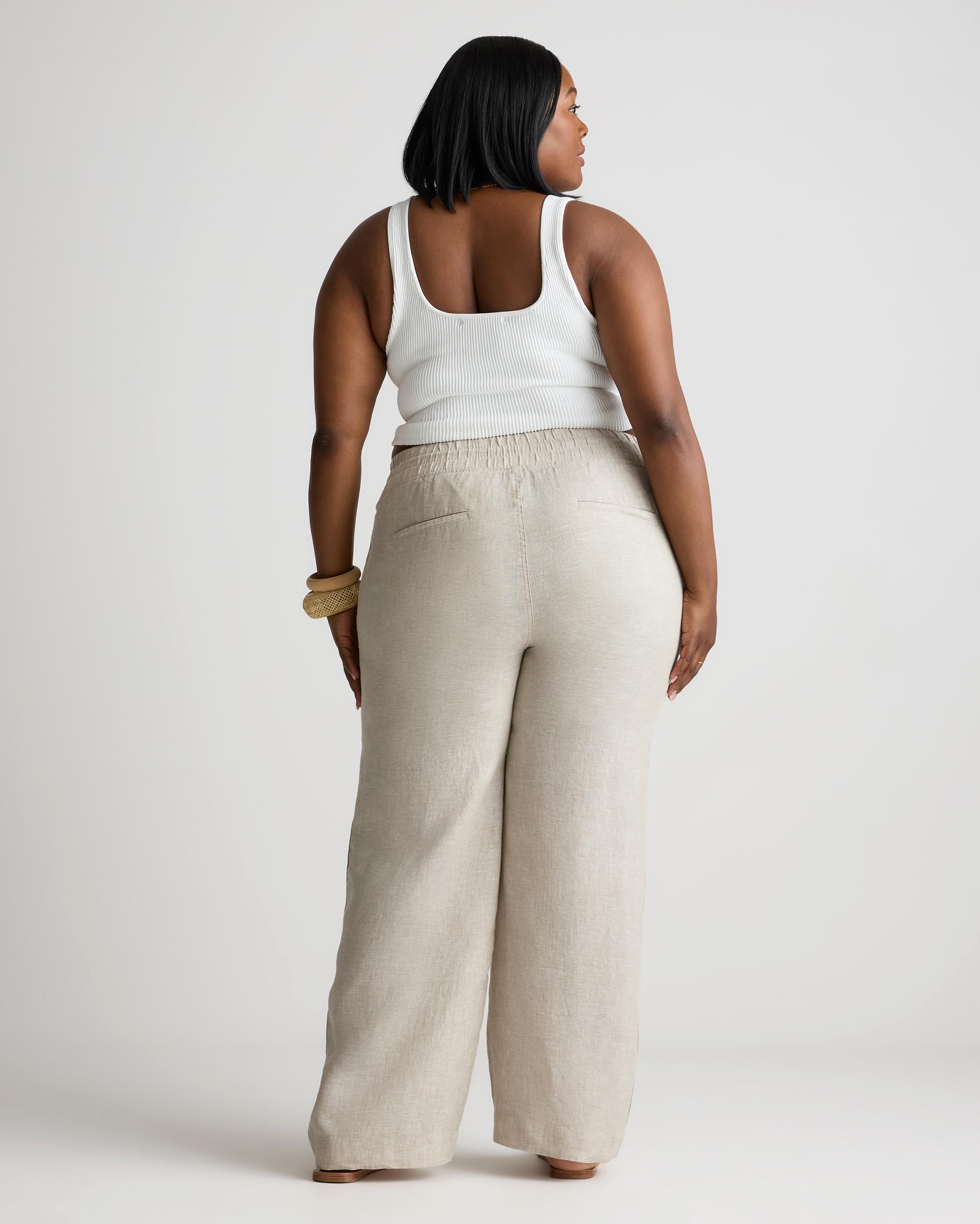 Quince | Women's 100% European Linen Wide Leg Pants Product Image