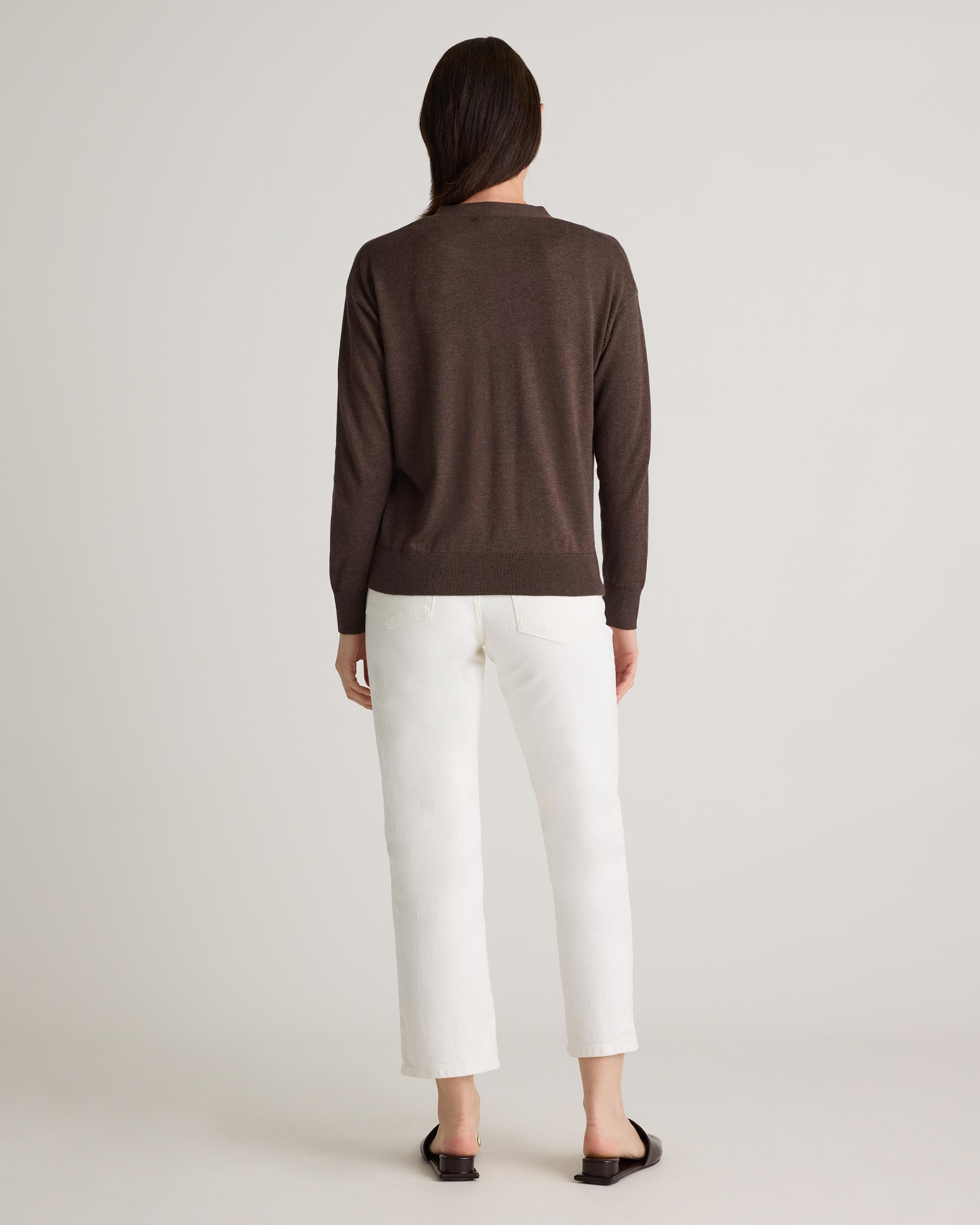 Quince | Women's Lightweight Cotton Cashmere Cardigan Sweater Organic Cotton Product Image