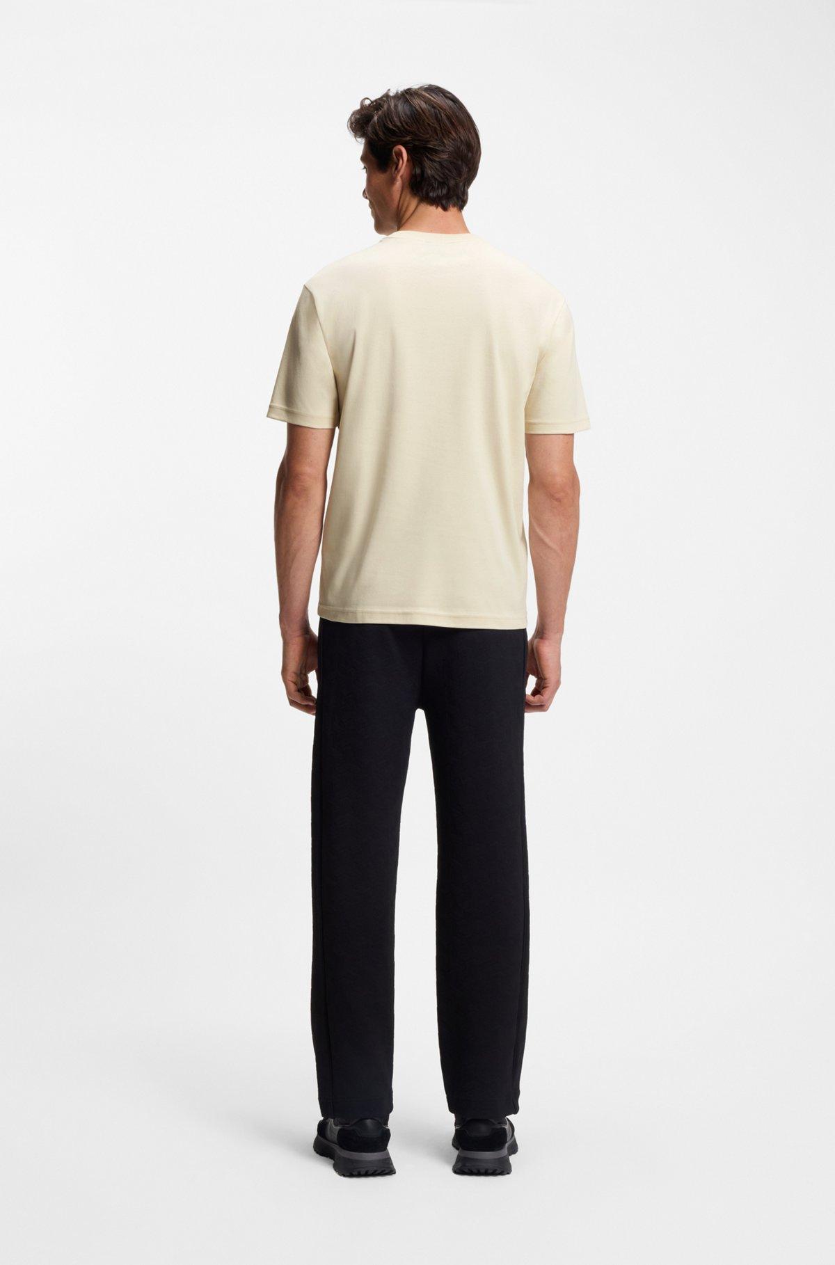 Structured-logo T-shirt in cotton jersey Product Image