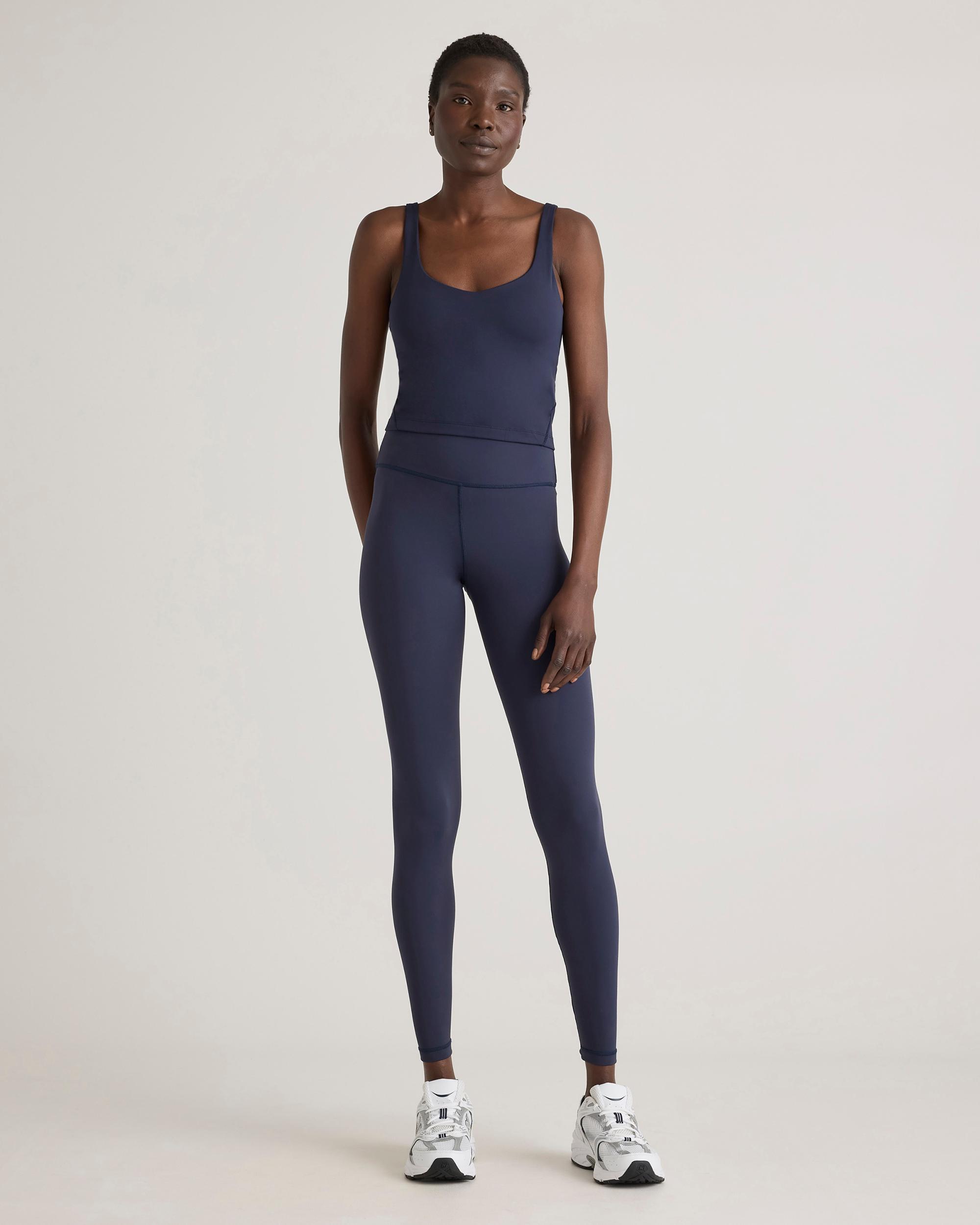 Quince | Women's Ultra-Form V-Neck Cropped Tank Top Nylon/Spandex Product Image