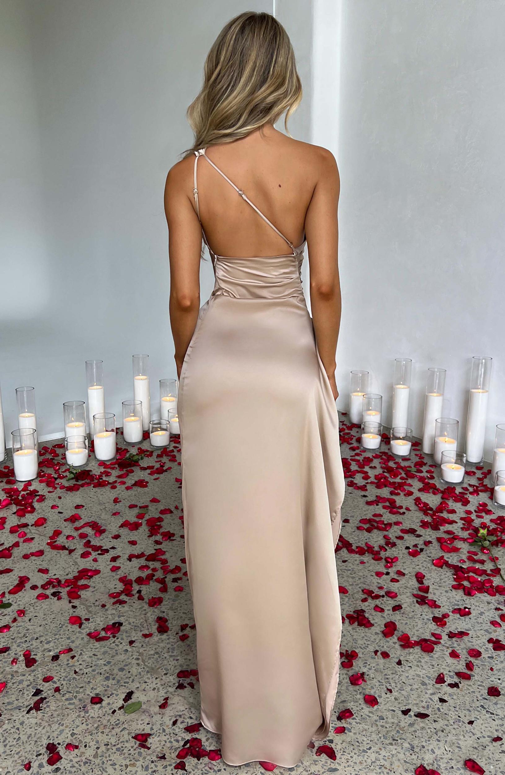 Ariel Maxi Dress - Champagne Product Image