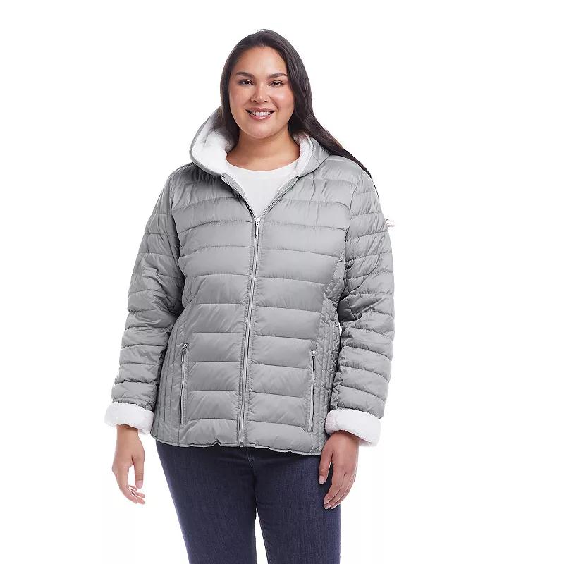Women's Weathercast Sherpa-Lined Puffer Jacket,  Product Image