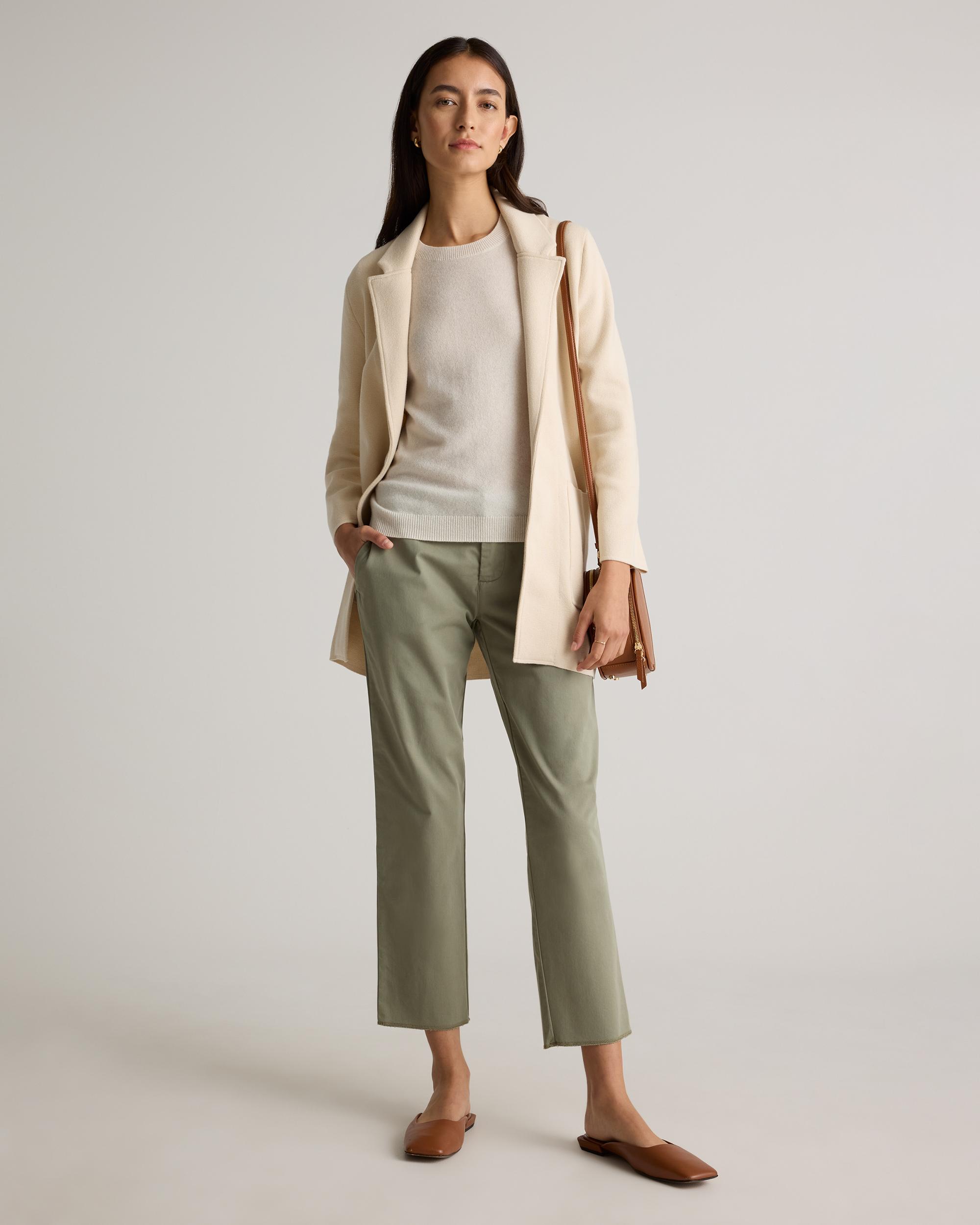 Quince | Women's Organic Stretch Cotton Chino Pants Organic Cotton Product Image