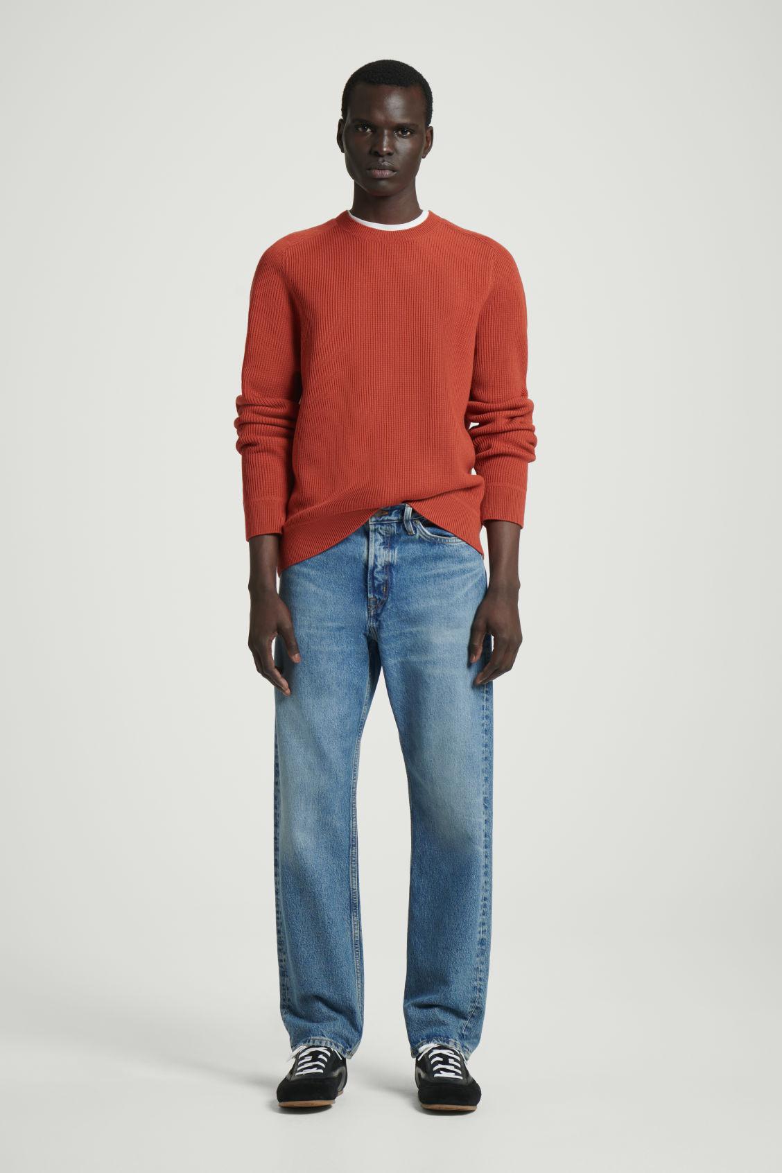 RIBBED MERINO WOOL SWEATER Product Image