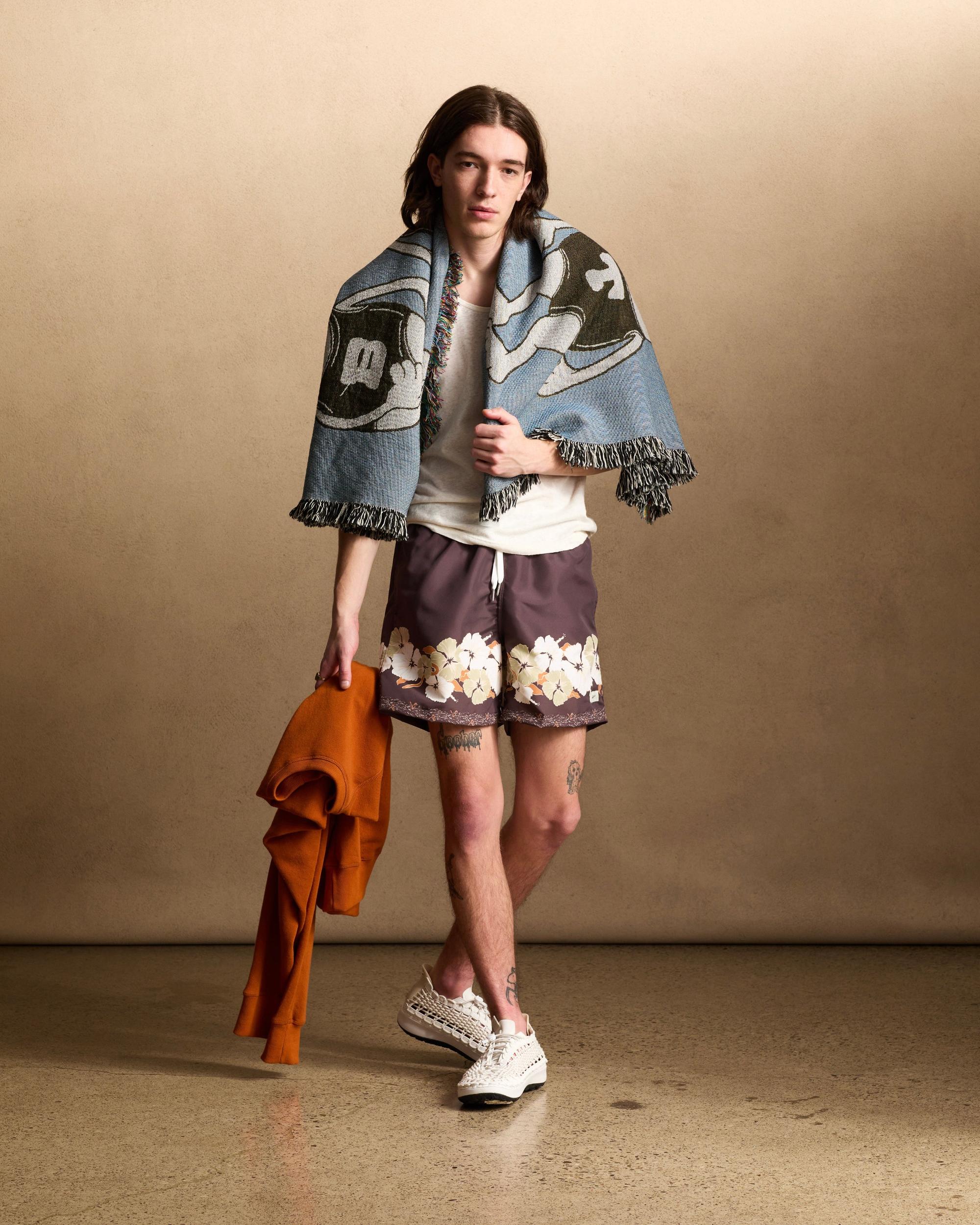 Cedar Ornate Bloom Swim Trunk Product Image