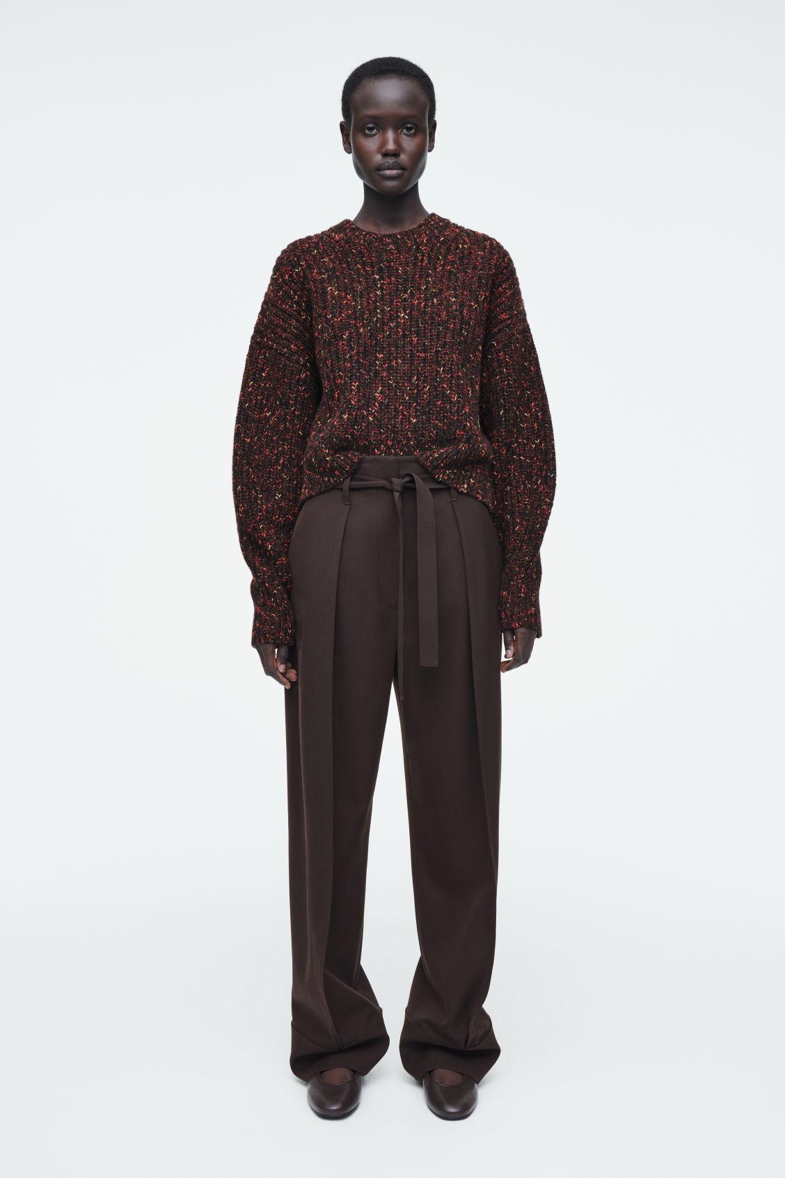 FLECKED MERINO WOOL SWEATER Product Image