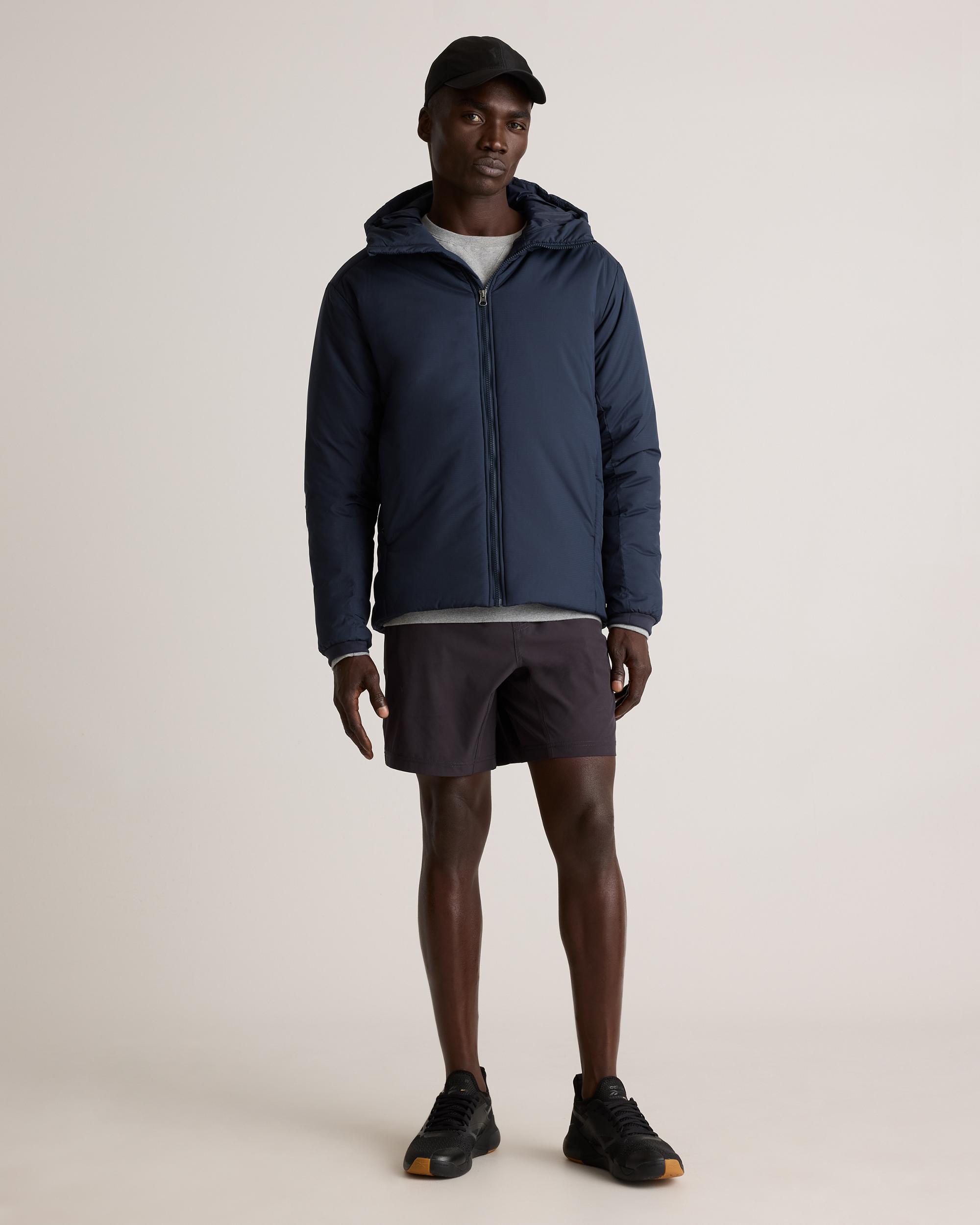 Quince | Men's Hybrid Insulated Heavyweight Hooded Jacket 100% Polyester Product Image