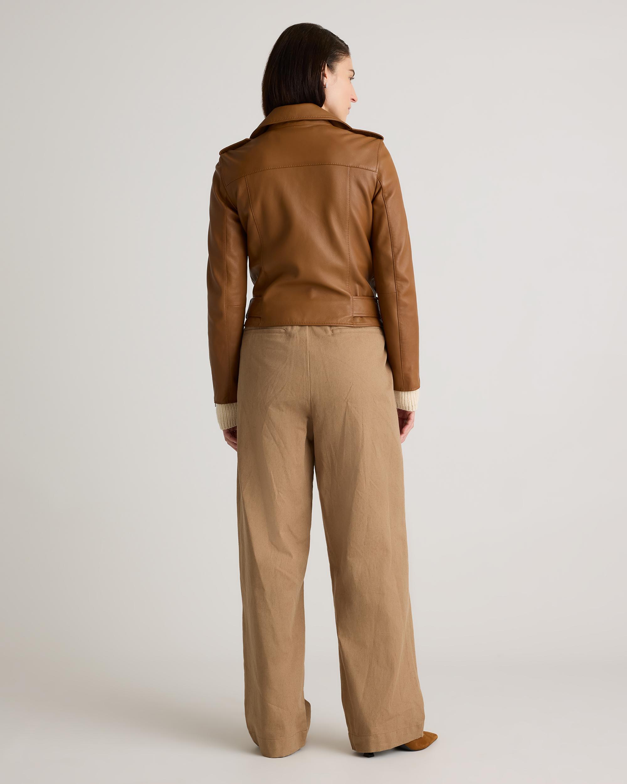 Quince | Women's Motorcycle Jacket Leather Product Image