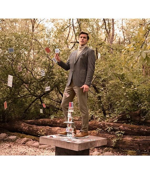 Johnston & Murphy XC Flex Unlined Plaid Knit Blazer Product Image