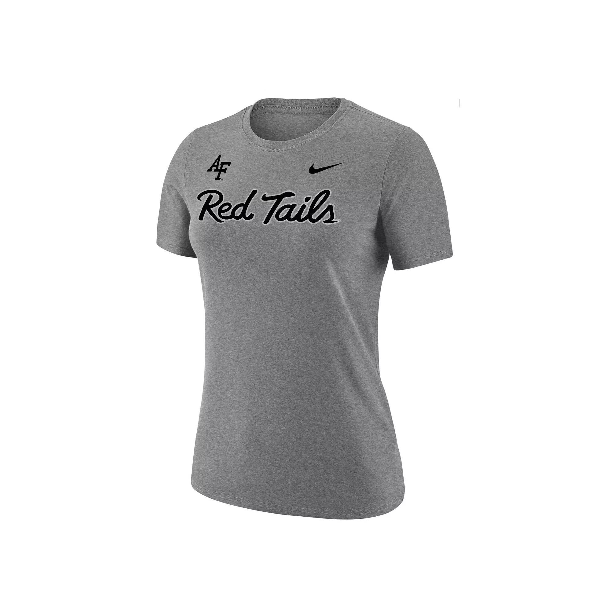 Women's Nike Heather Gray Air Force Falcons Red Tails T-Shirt, Size: Medium, Afa Grey Product Image