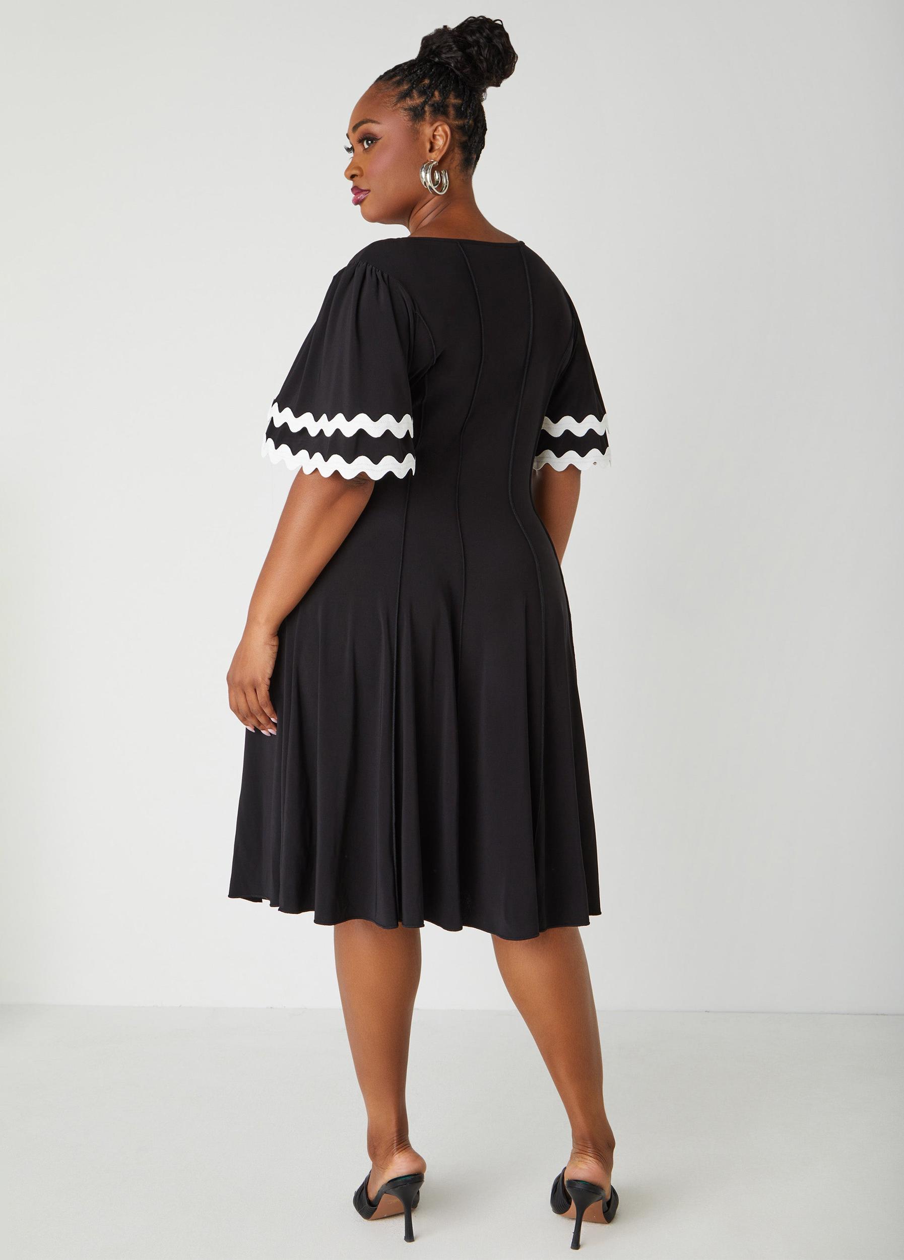 Seamed A Line Dress Product Image