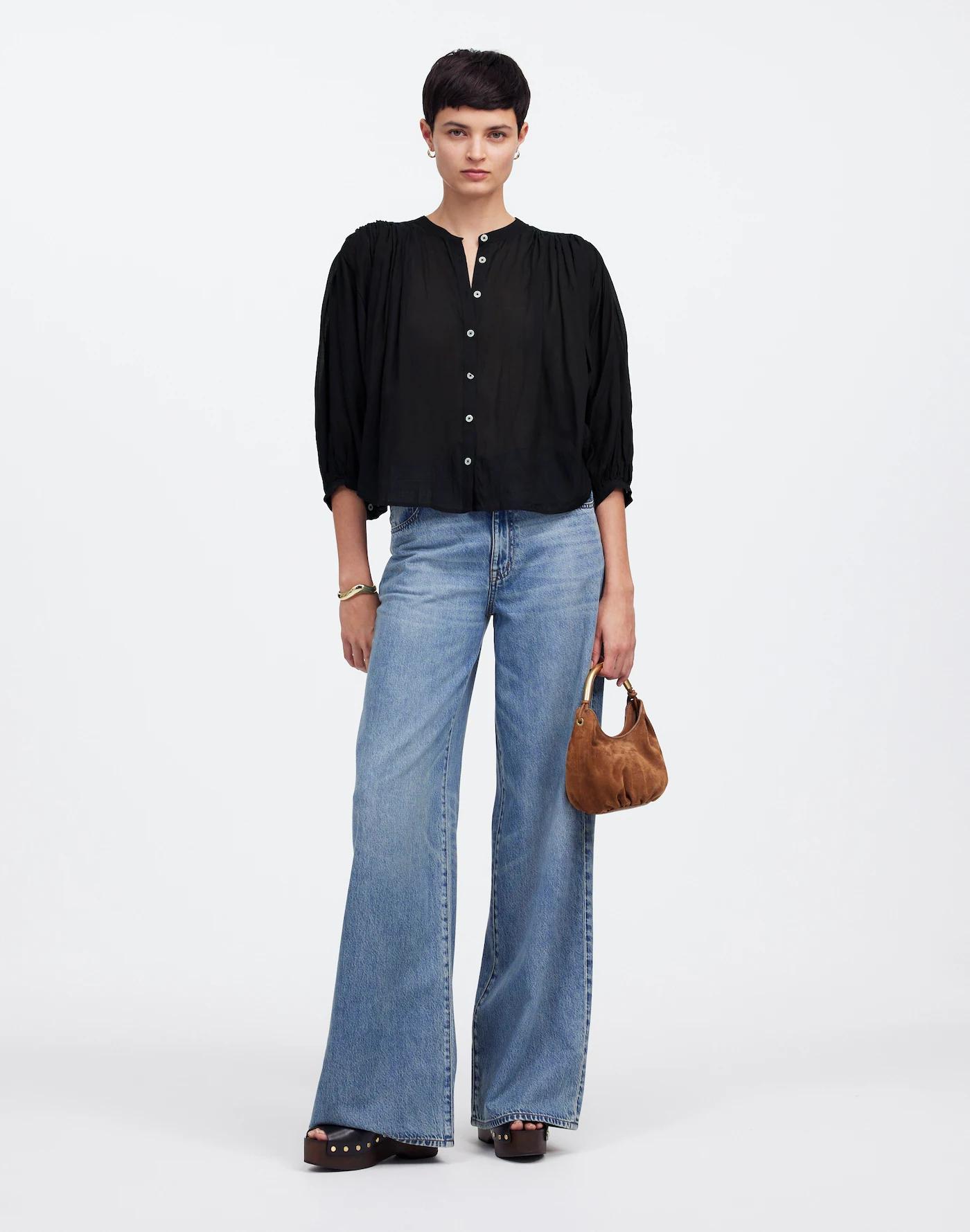 Balloon-Sleeve Top Product Image