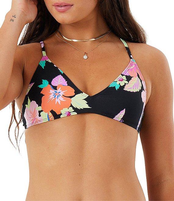 Roxy Wanderlust Floral Side Lace Hipster Swim Bottom Product Image