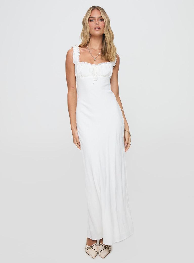Lillette Maxi Dress White Product Image